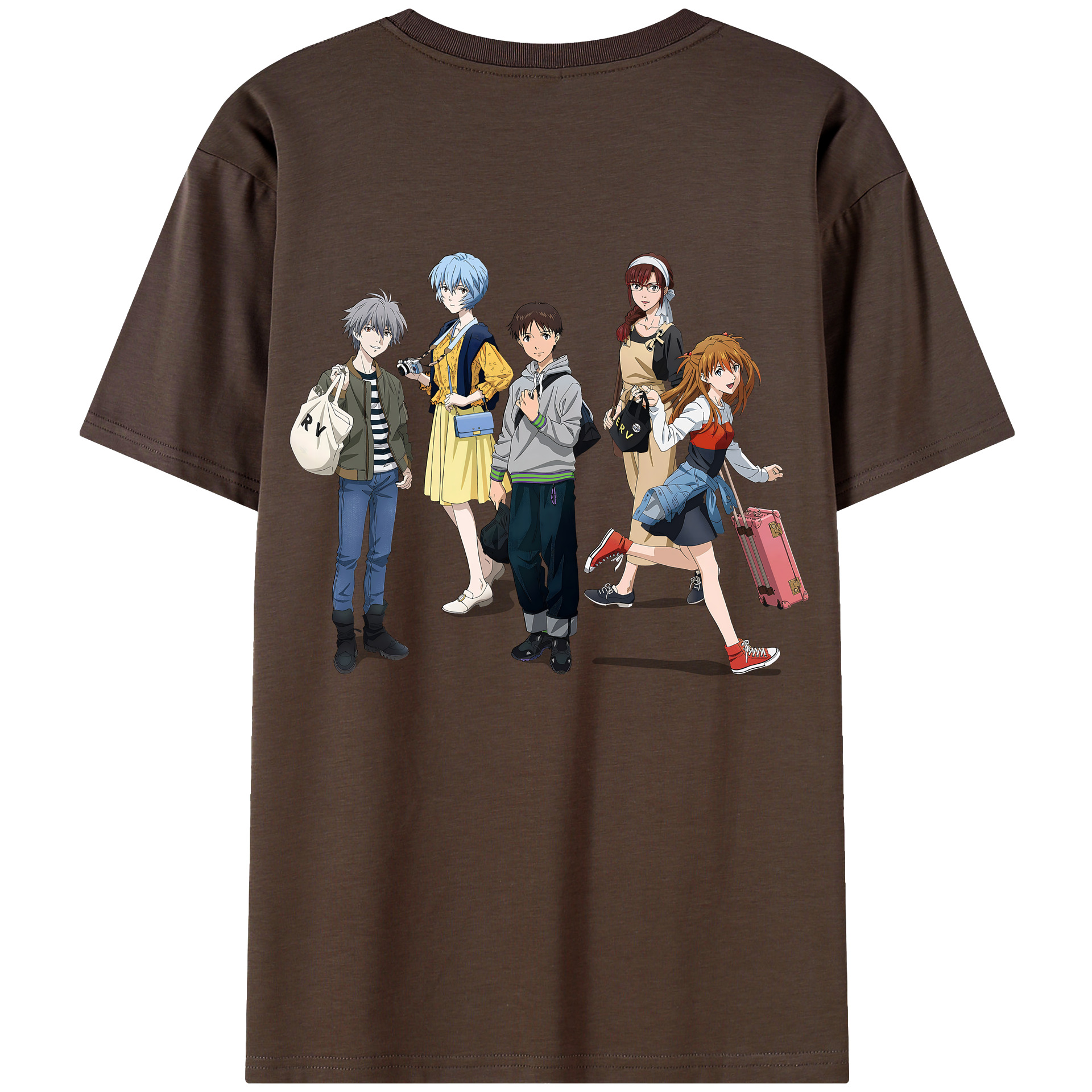 （画像用） EVA 新世紀エヴァンゲリオン 綿100％半袖Tシャツ（背面プリント）