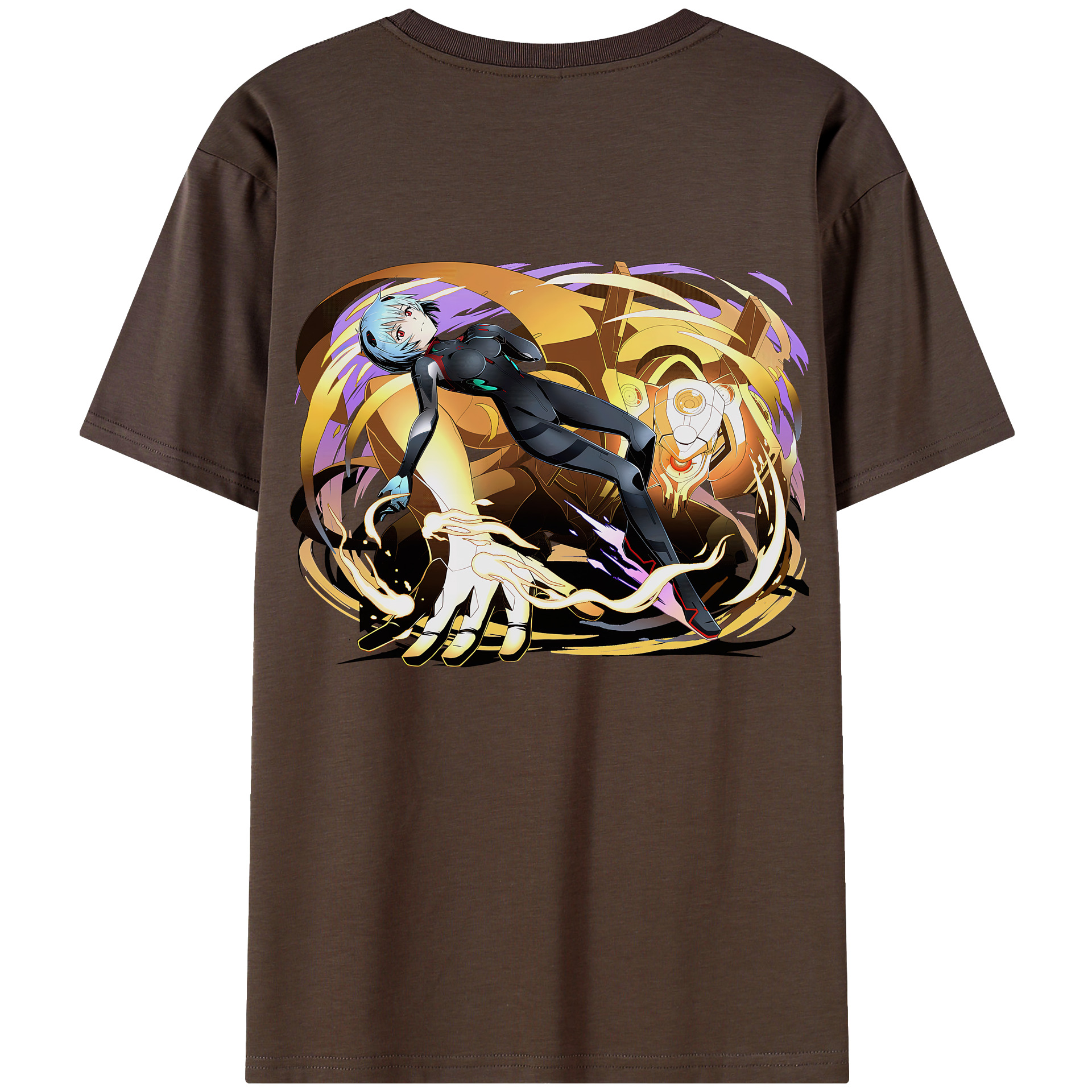 （画像用） EVA 新世紀エヴァンゲリオン 綿100％半袖Tシャツ（背面プリント）