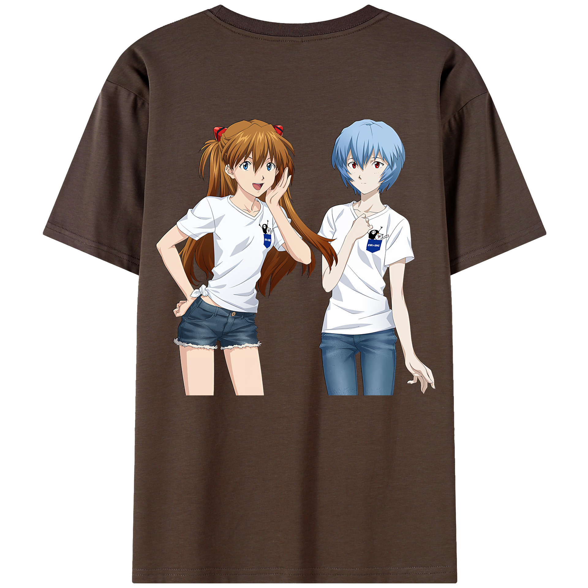 （画像用） EVA 新世紀エヴァンゲリオン 綿100％半袖Tシャツ（背面プリント）