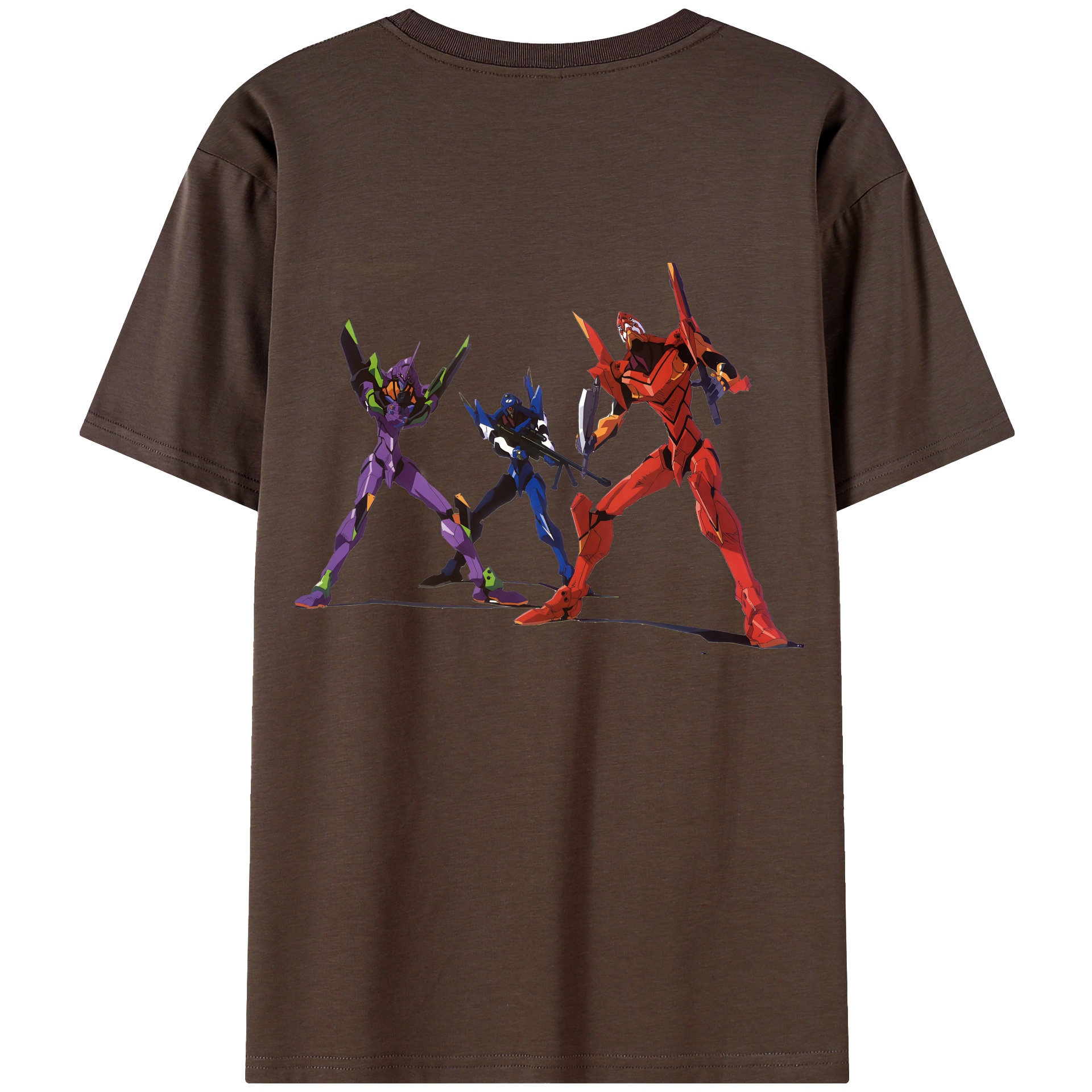 （画像用） EVA 新世紀エヴァンゲリオン 綿100％半袖Tシャツ（背面プリント）