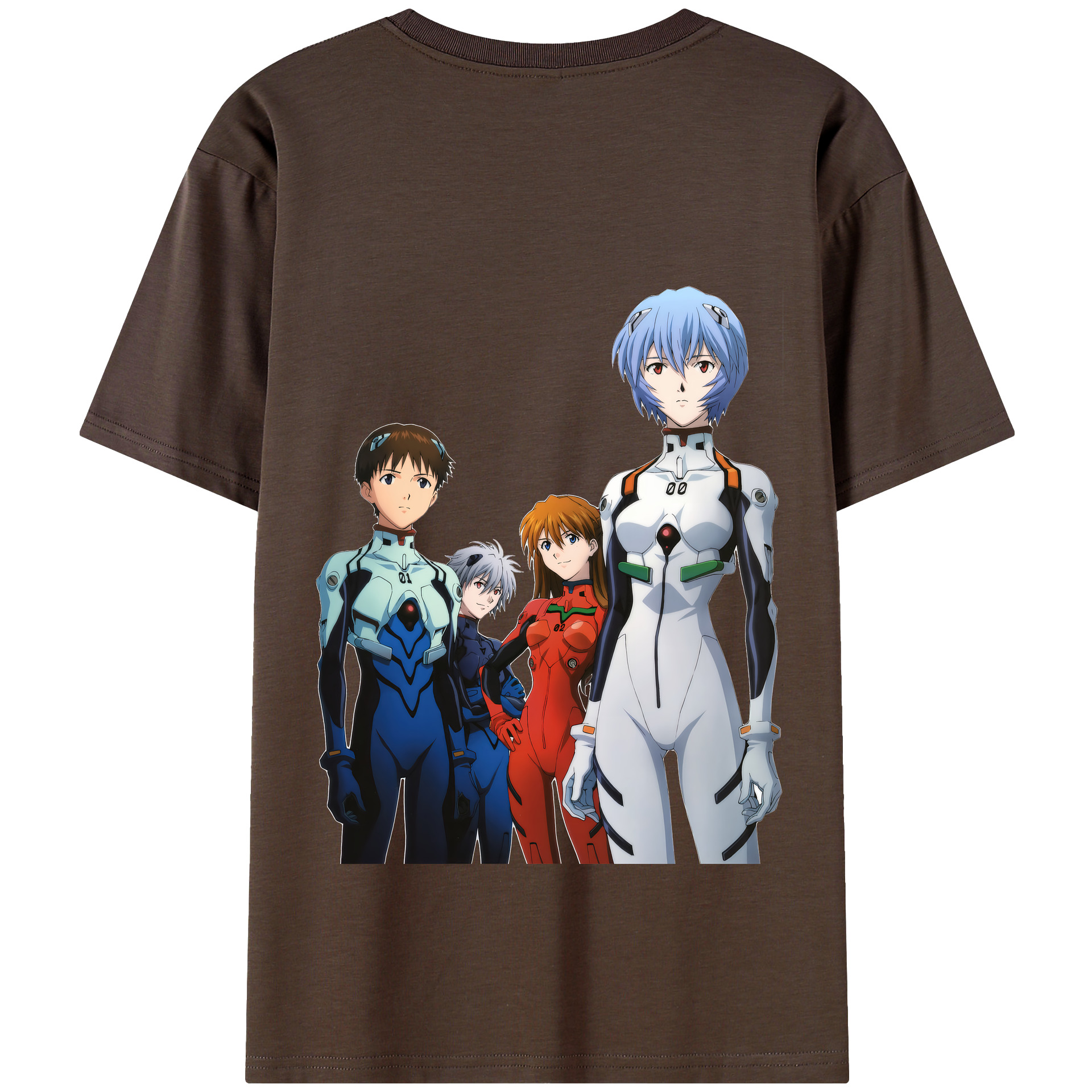 （画像用） EVA 新世紀エヴァンゲリオン 綿100％半袖Tシャツ（背面プリント）