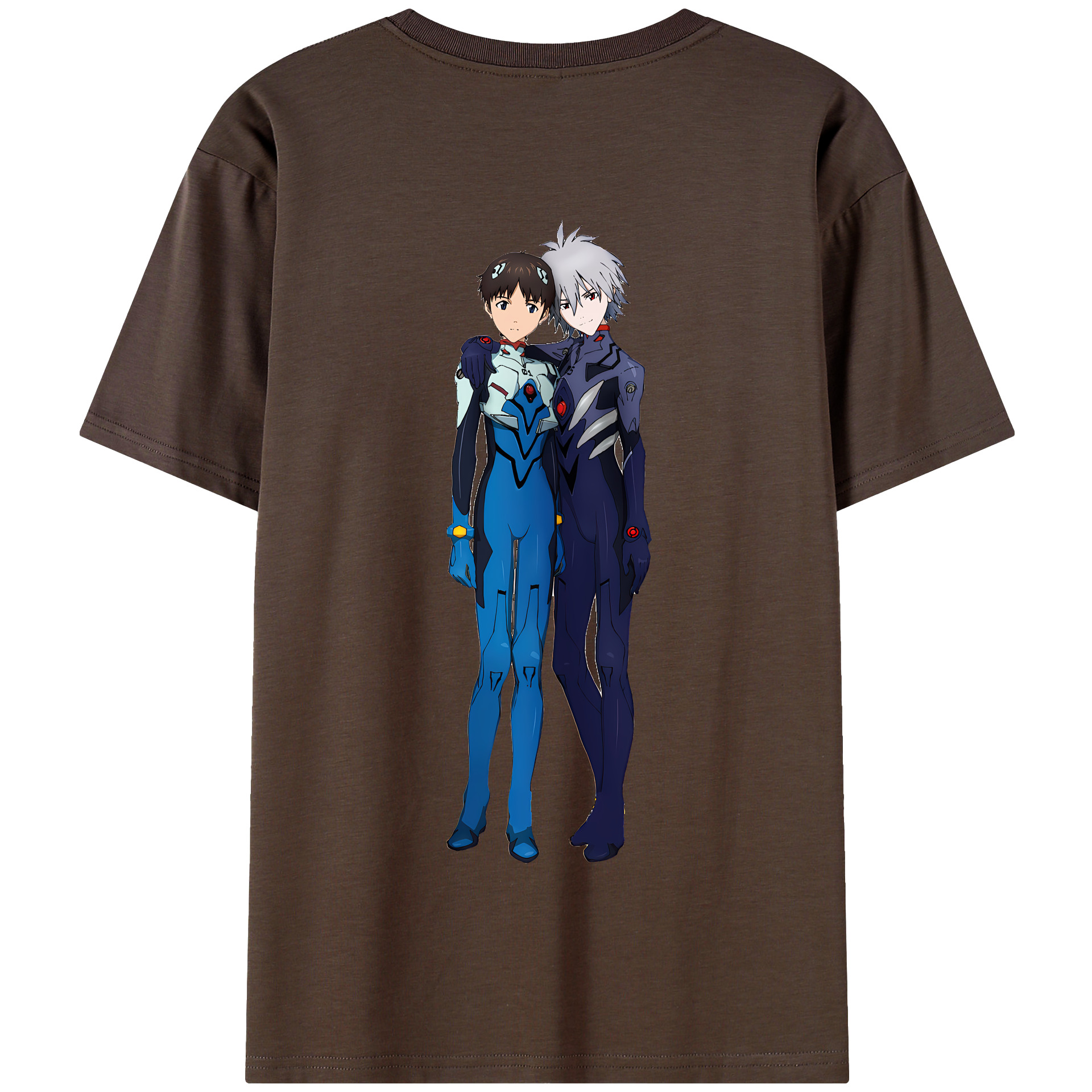 （画像用） EVA 新世紀エヴァンゲリオン 綿100％半袖Tシャツ（背面プリント）