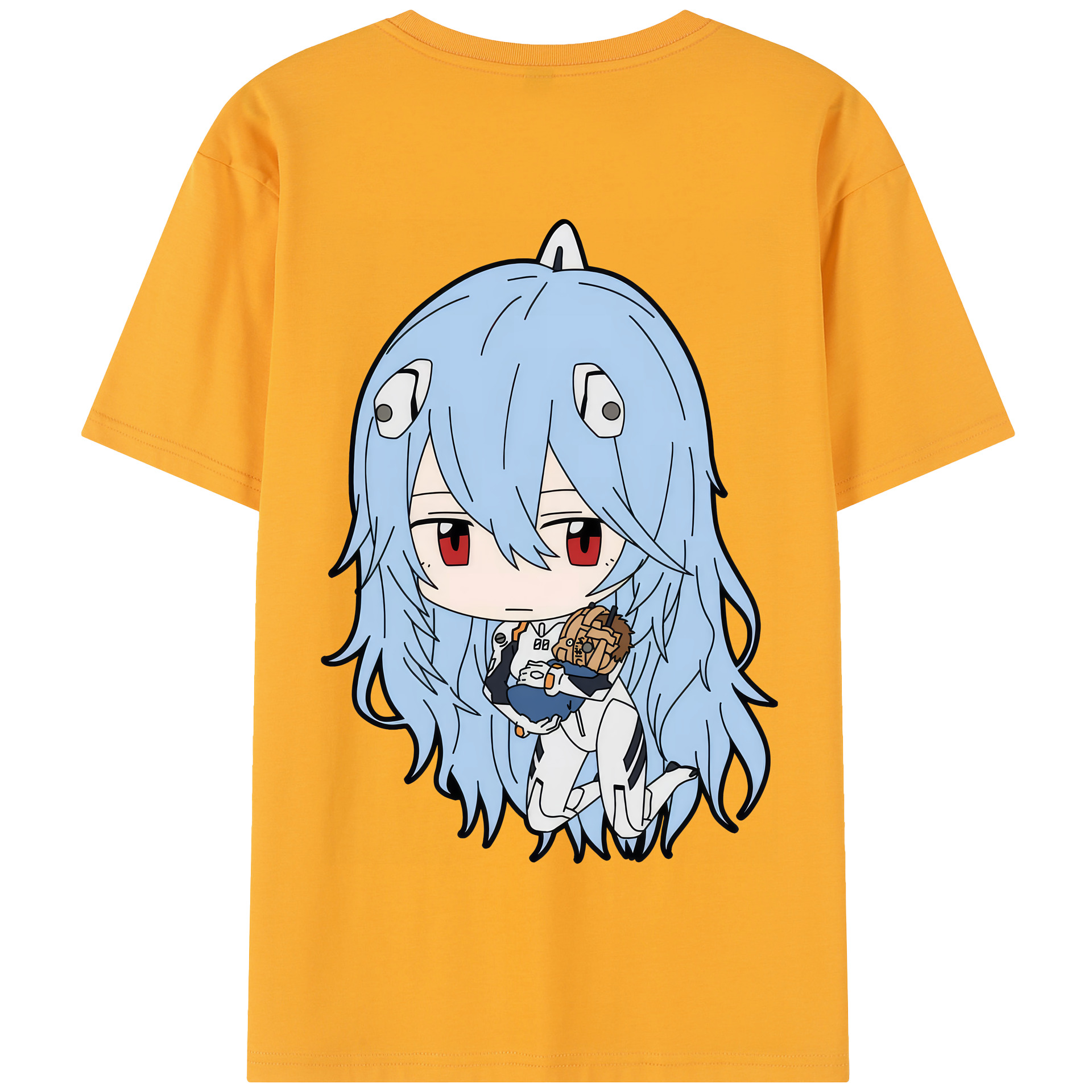 （画像用） EVA 新世紀エヴァンゲリオン 綿100％半袖Tシャツ（背面プリント）