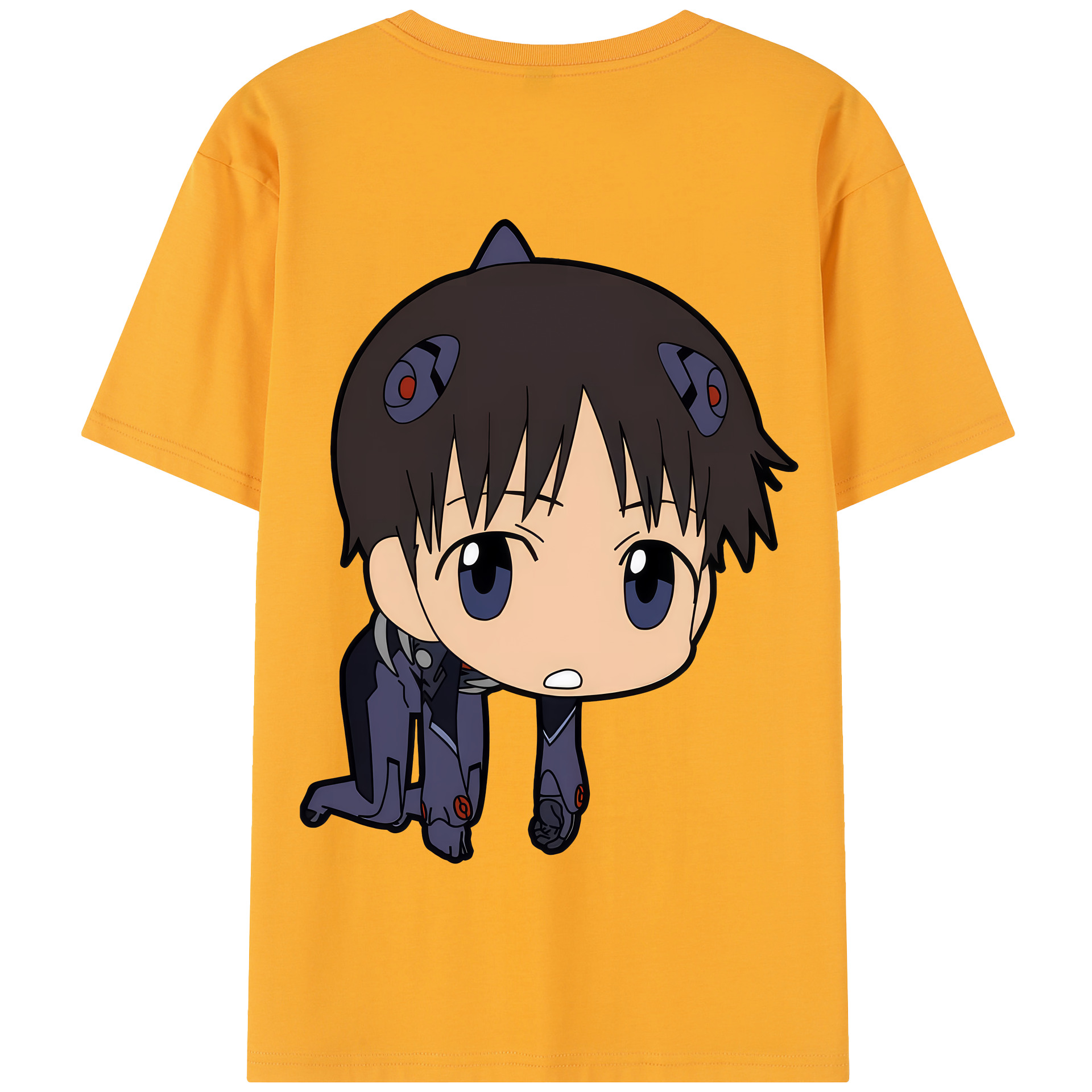 （画像用） EVA 新世紀エヴァンゲリオン 綿100％半袖Tシャツ（背面プリント）