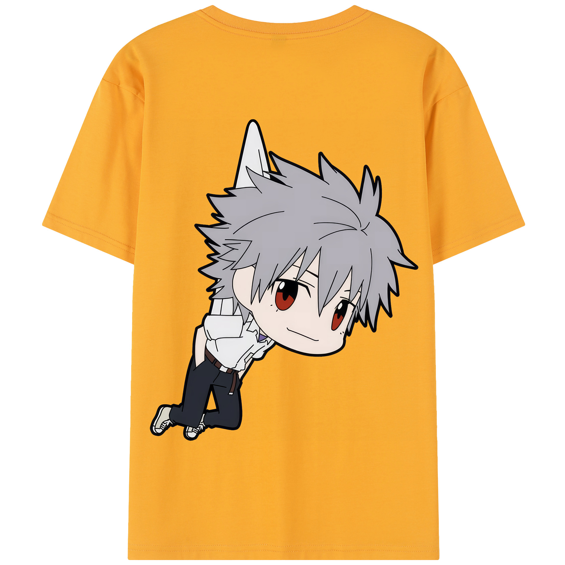 （画像用） EVA 新世紀エヴァンゲリオン 綿100％半袖Tシャツ（背面プリント）