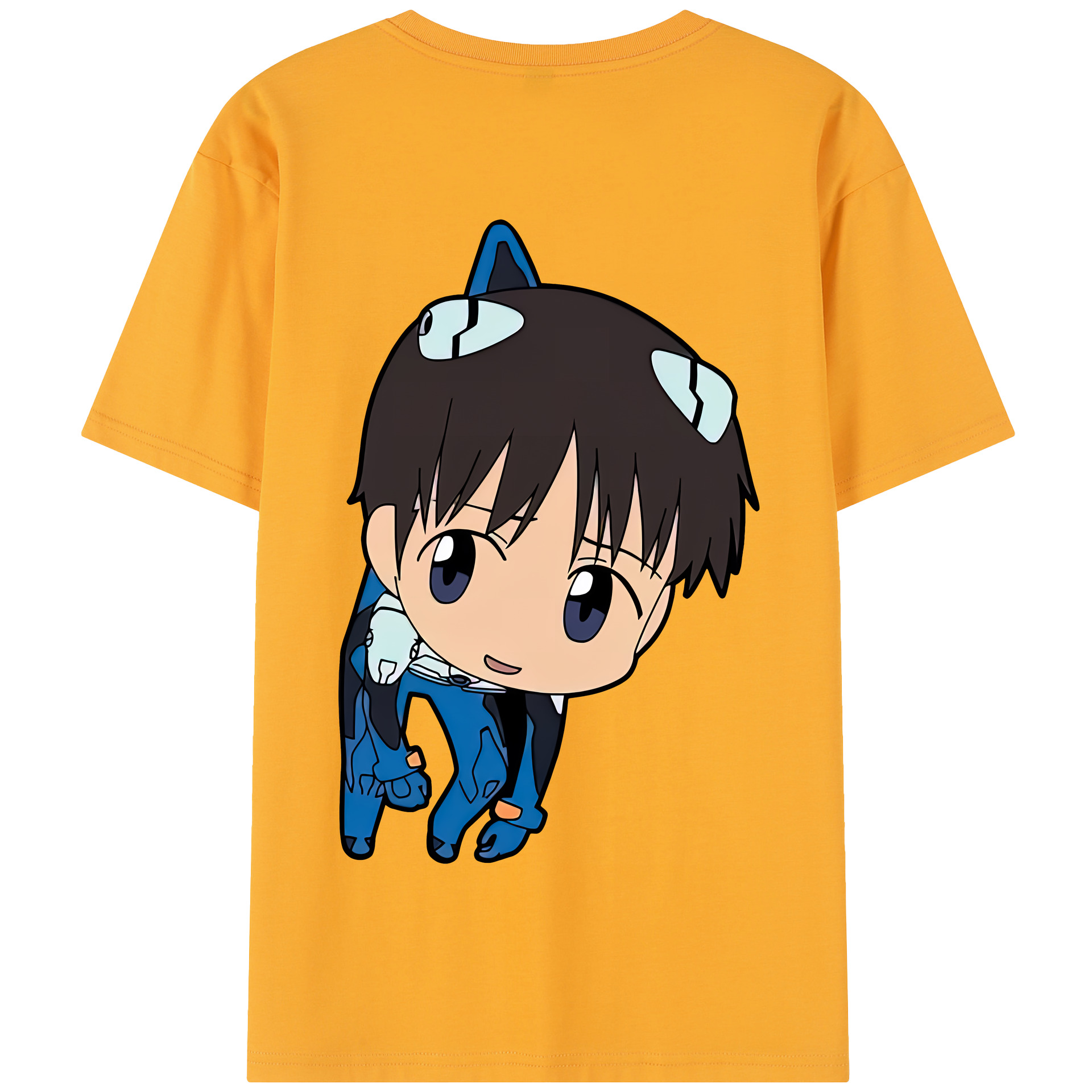 （画像用） EVA 新世紀エヴァンゲリオン 綿100％半袖Tシャツ（背面プリント）