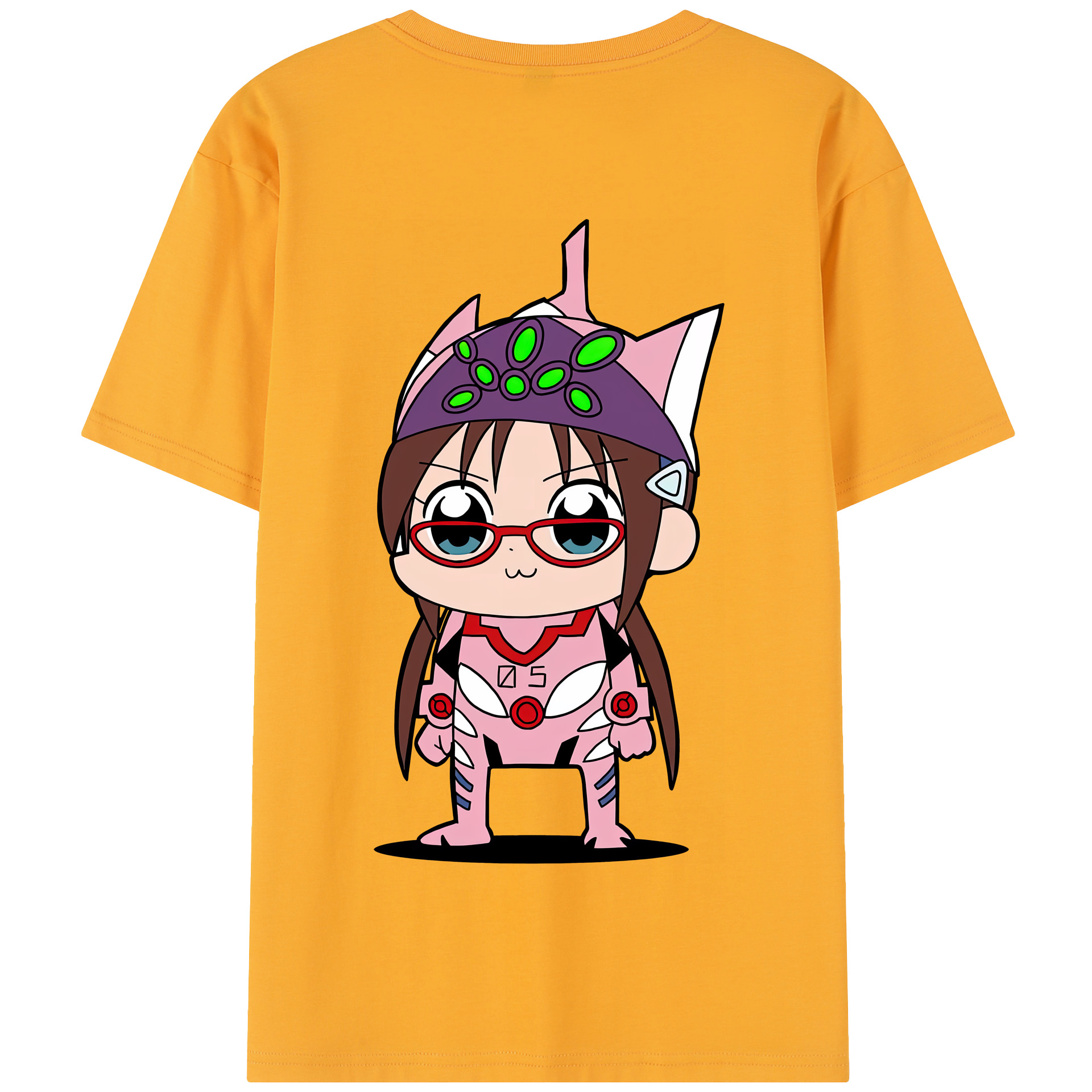 （画像用） EVA 新世紀エヴァンゲリオン 綿100％半袖Tシャツ（背面プリント）