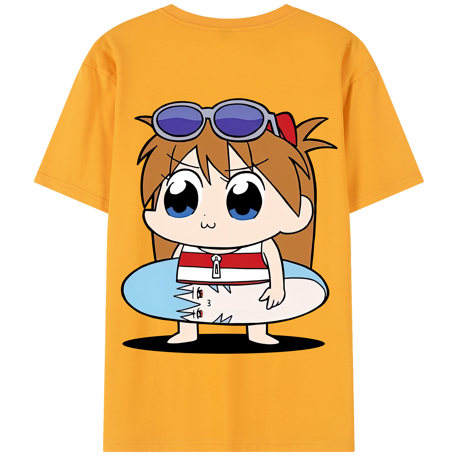 （画像用） EVA 新世紀エヴァンゲリオン 綿100％半袖Tシャツ（背面プリント）