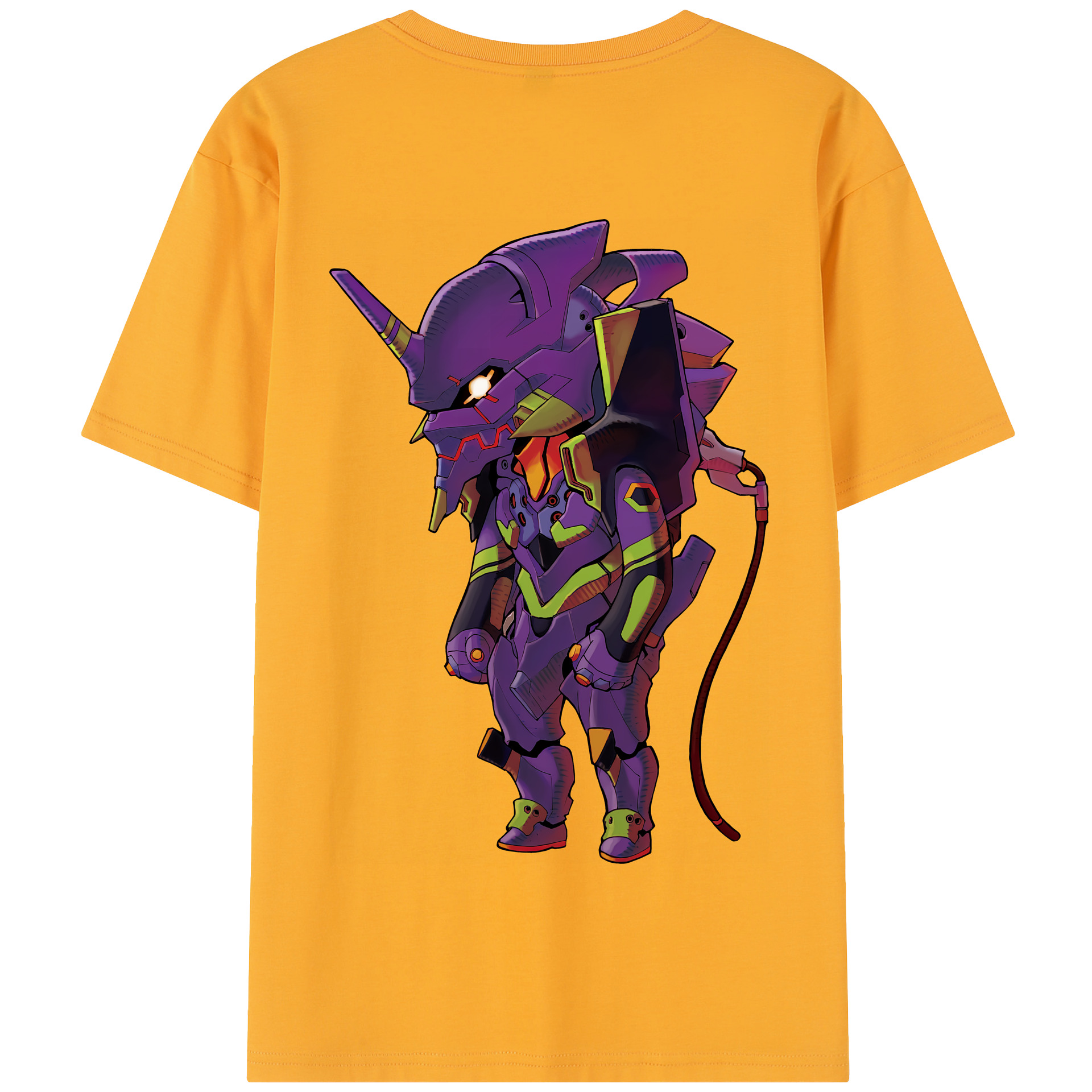 （画像用） EVA 新世紀エヴァンゲリオン 綿100％半袖Tシャツ（背面プリント）