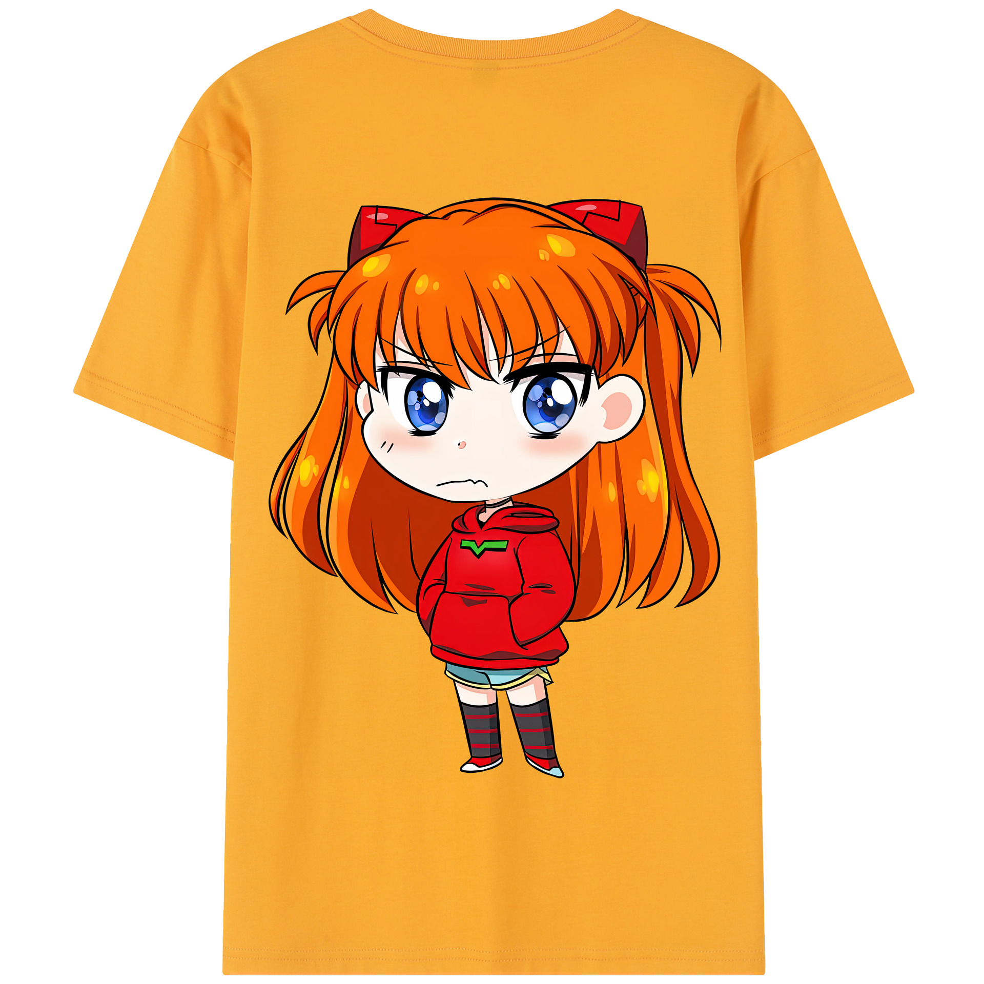 （画像用） EVA 新世紀エヴァンゲリオン 綿100％半袖Tシャツ（背面プリント）