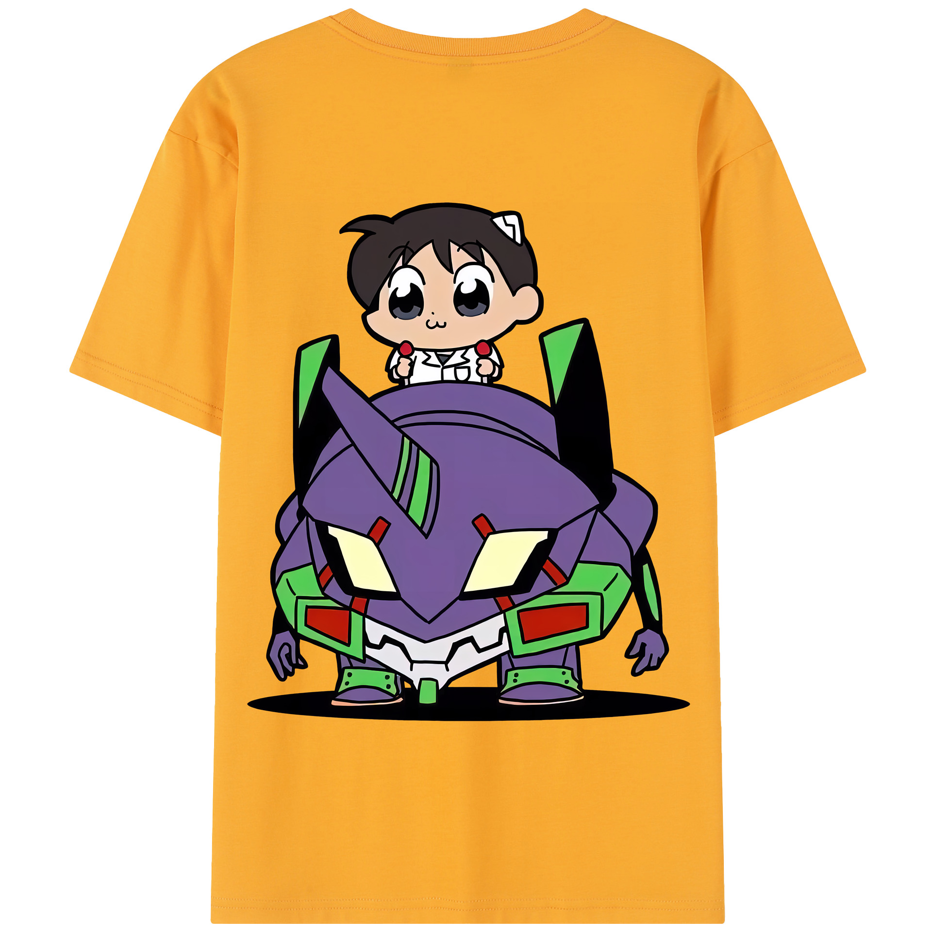 （画像用） EVA 新世紀エヴァンゲリオン 綿100％半袖Tシャツ（背面プリント）