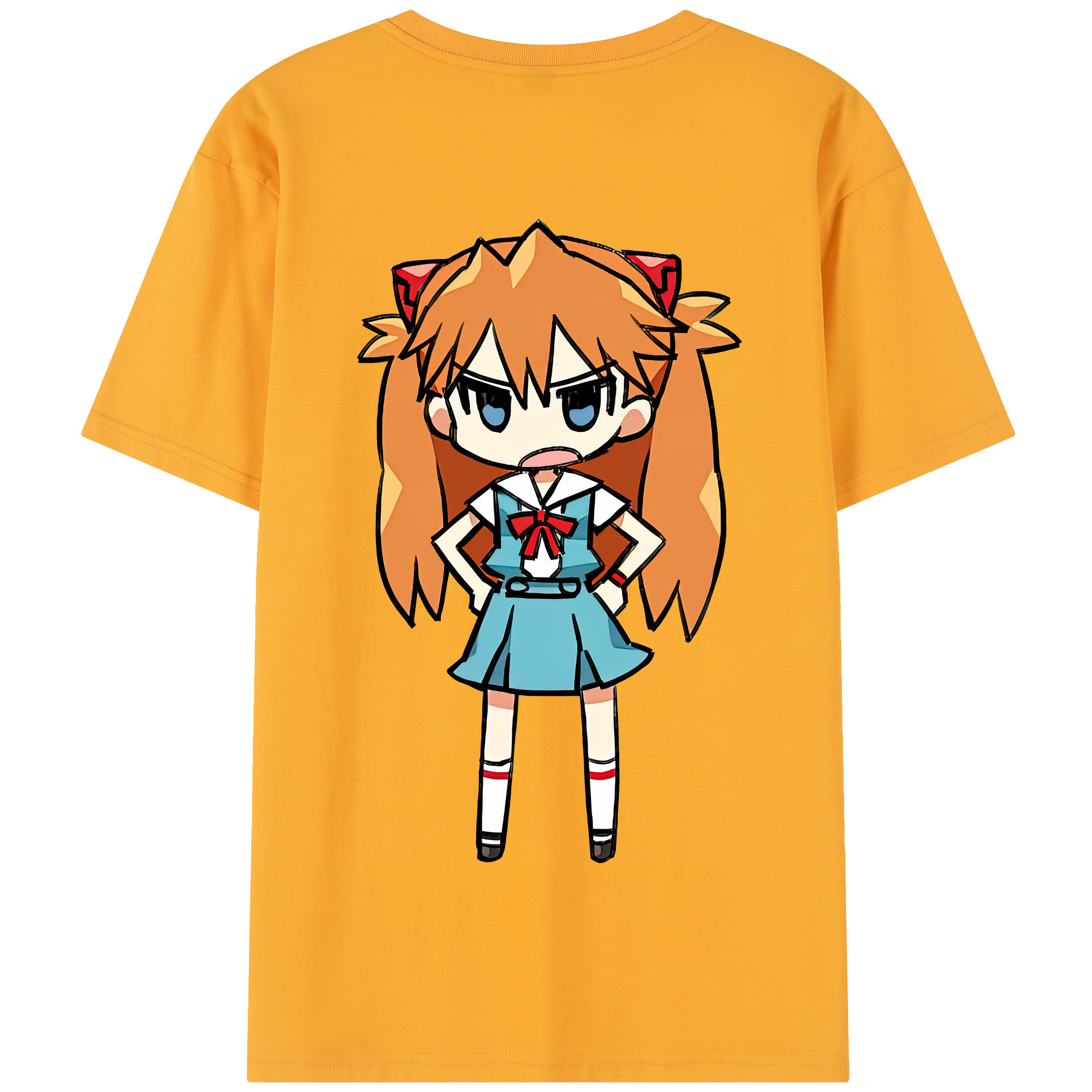 （画像用） EVA 新世紀エヴァンゲリオン 綿100％半袖Tシャツ（背面プリント）