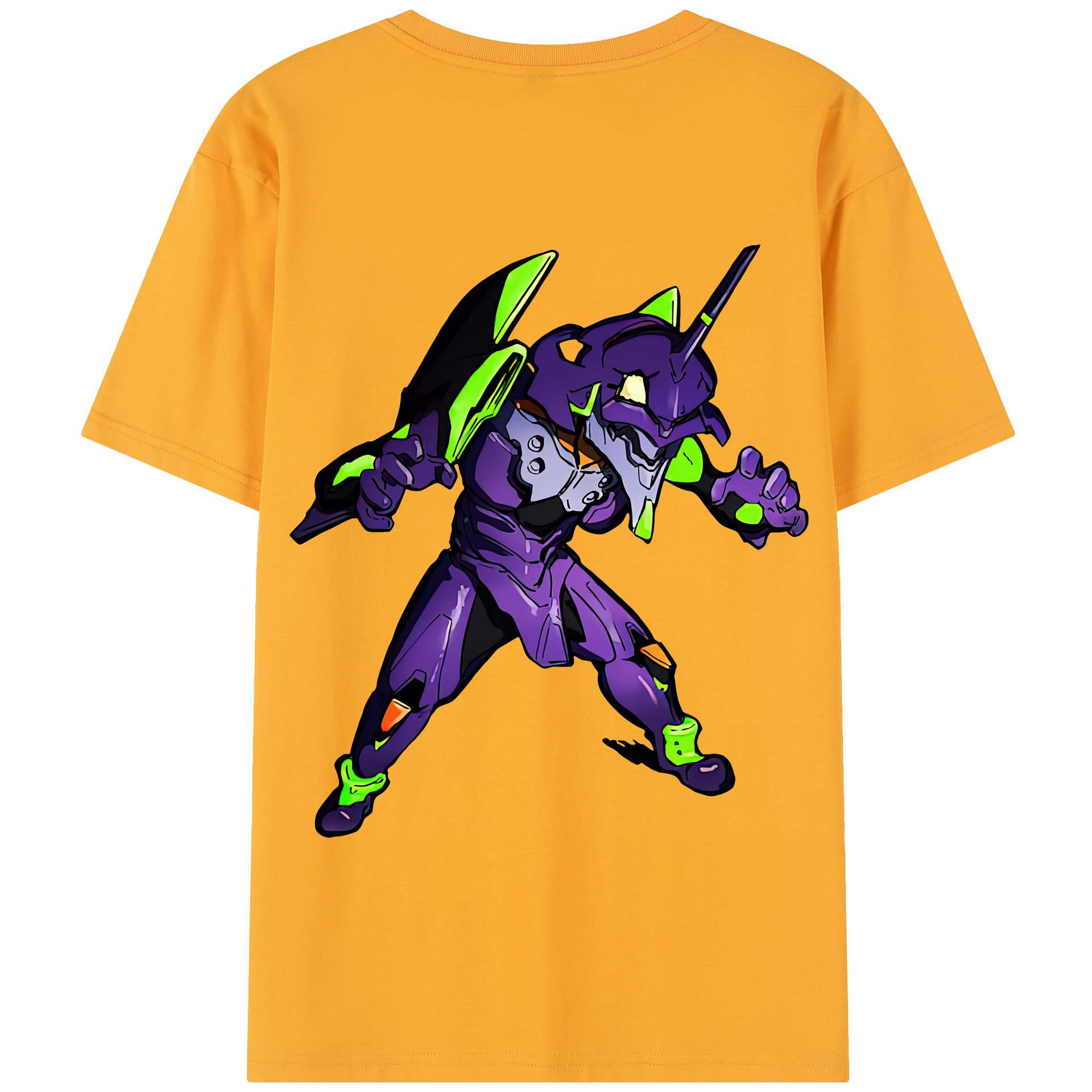 （画像用） EVA 新世紀エヴァンゲリオン 綿100％半袖Tシャツ（背面プリント）