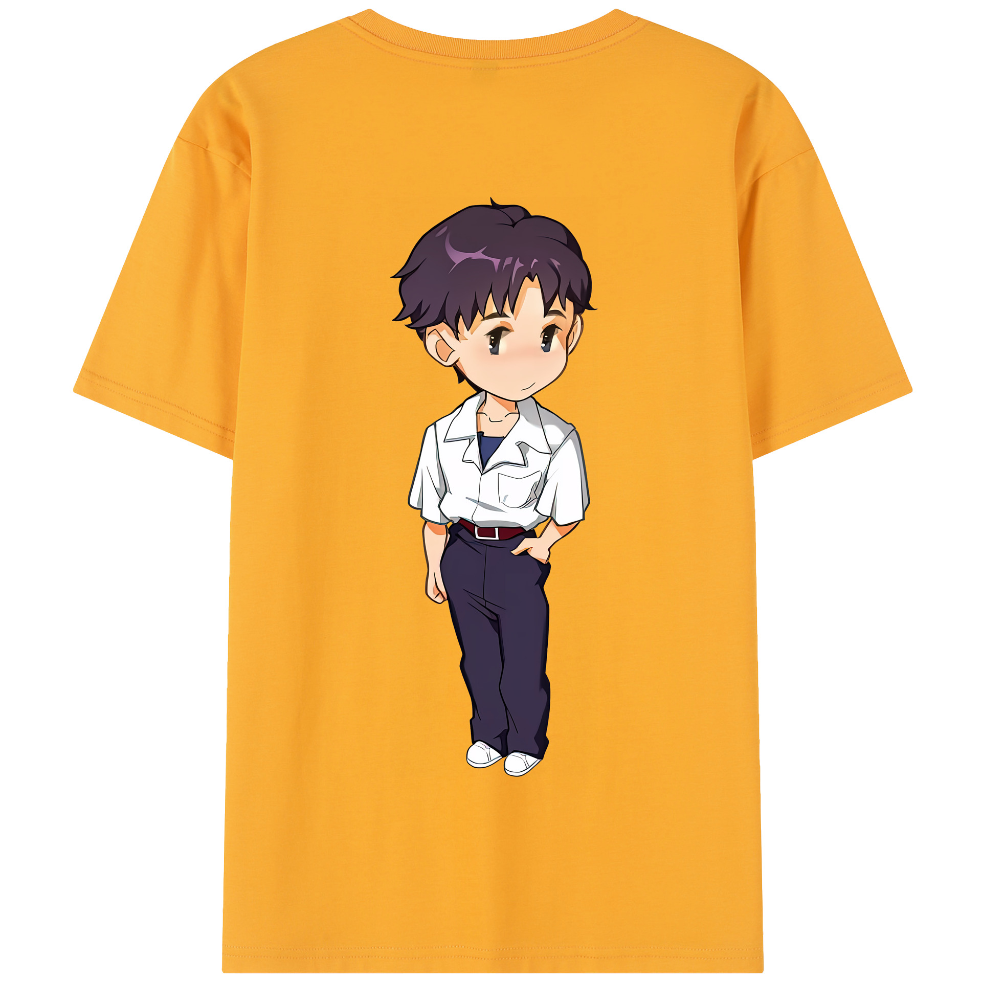 （画像用） EVA 新世紀エヴァンゲリオン 綿100％半袖Tシャツ（背面プリント）