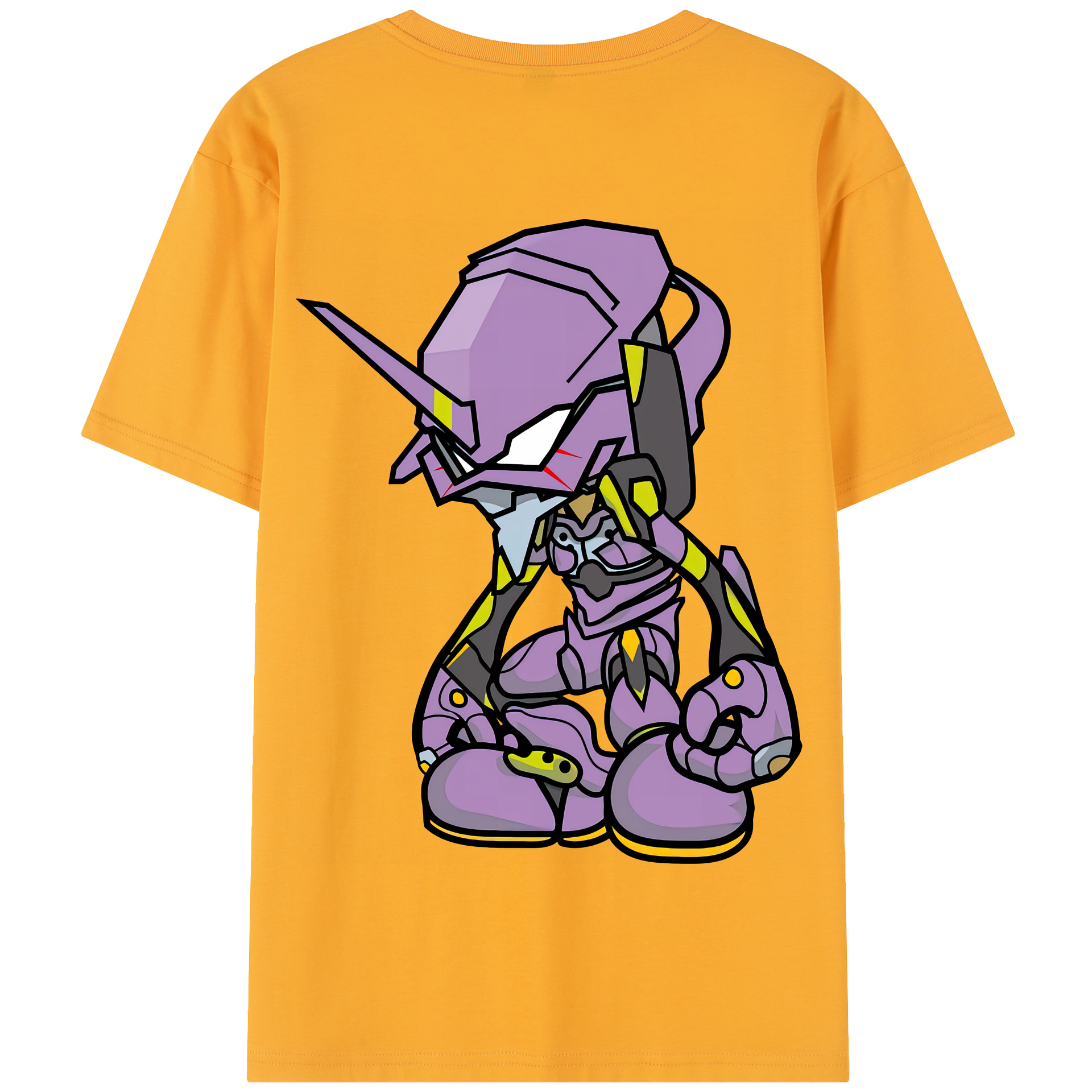 （画像用） EVA 新世紀エヴァンゲリオン 綿100％半袖Tシャツ（背面プリント）