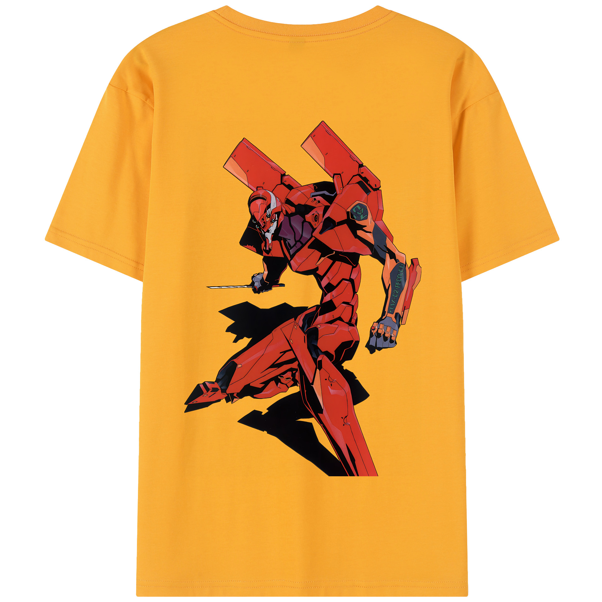（画像用） EVA 新世紀エヴァンゲリオン 綿100％半袖Tシャツ（背面プリント）
