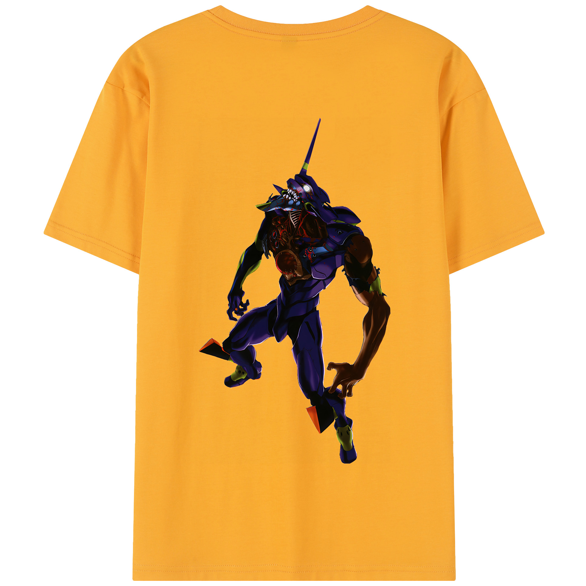 （画像用） EVA 新世紀エヴァンゲリオン 綿100％半袖Tシャツ（背面プリント）