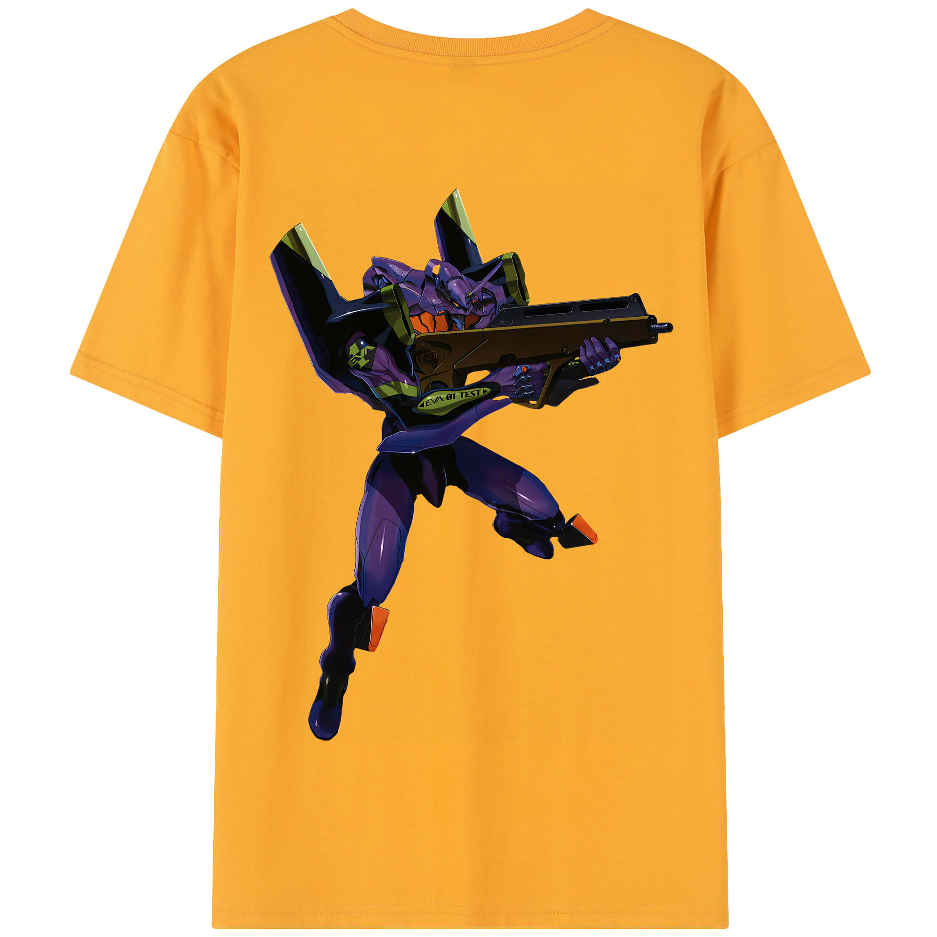 （画像用） EVA 新世紀エヴァンゲリオン 綿100％半袖Tシャツ（背面プリント）