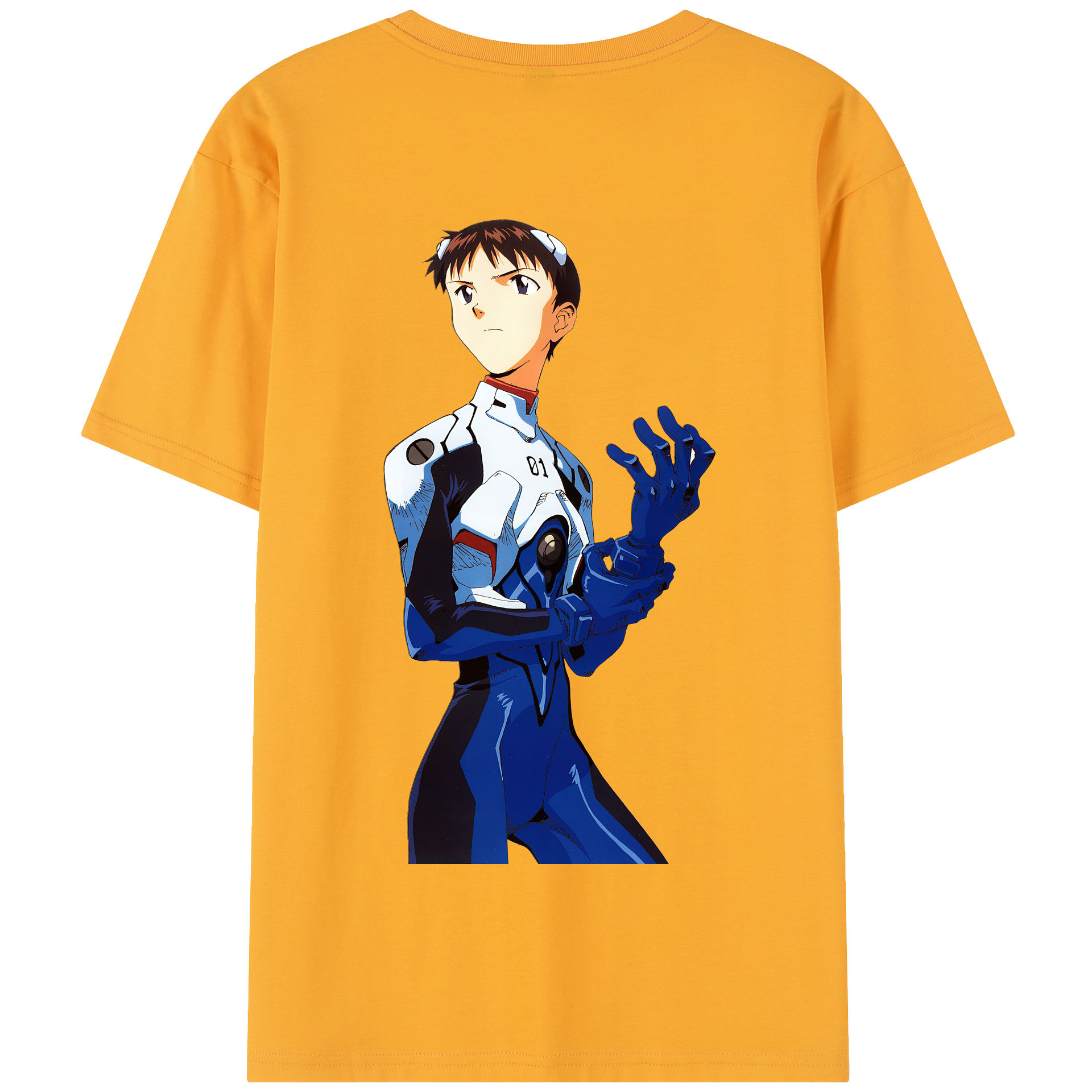 （画像用） EVA 新世紀エヴァンゲリオン 綿100％半袖Tシャツ（背面プリント）