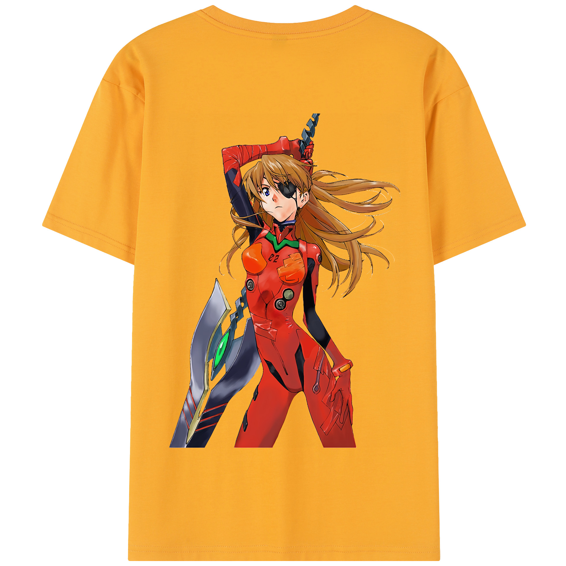 （画像用） EVA 新世紀エヴァンゲリオン 綿100％半袖Tシャツ（背面プリント）