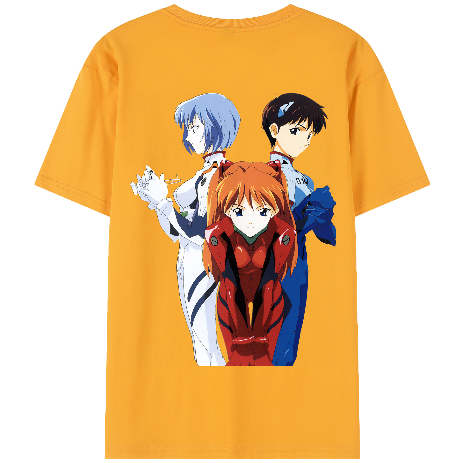 （画像用） EVA 新世紀エヴァンゲリオン 綿100％半袖Tシャツ（背面プリント）