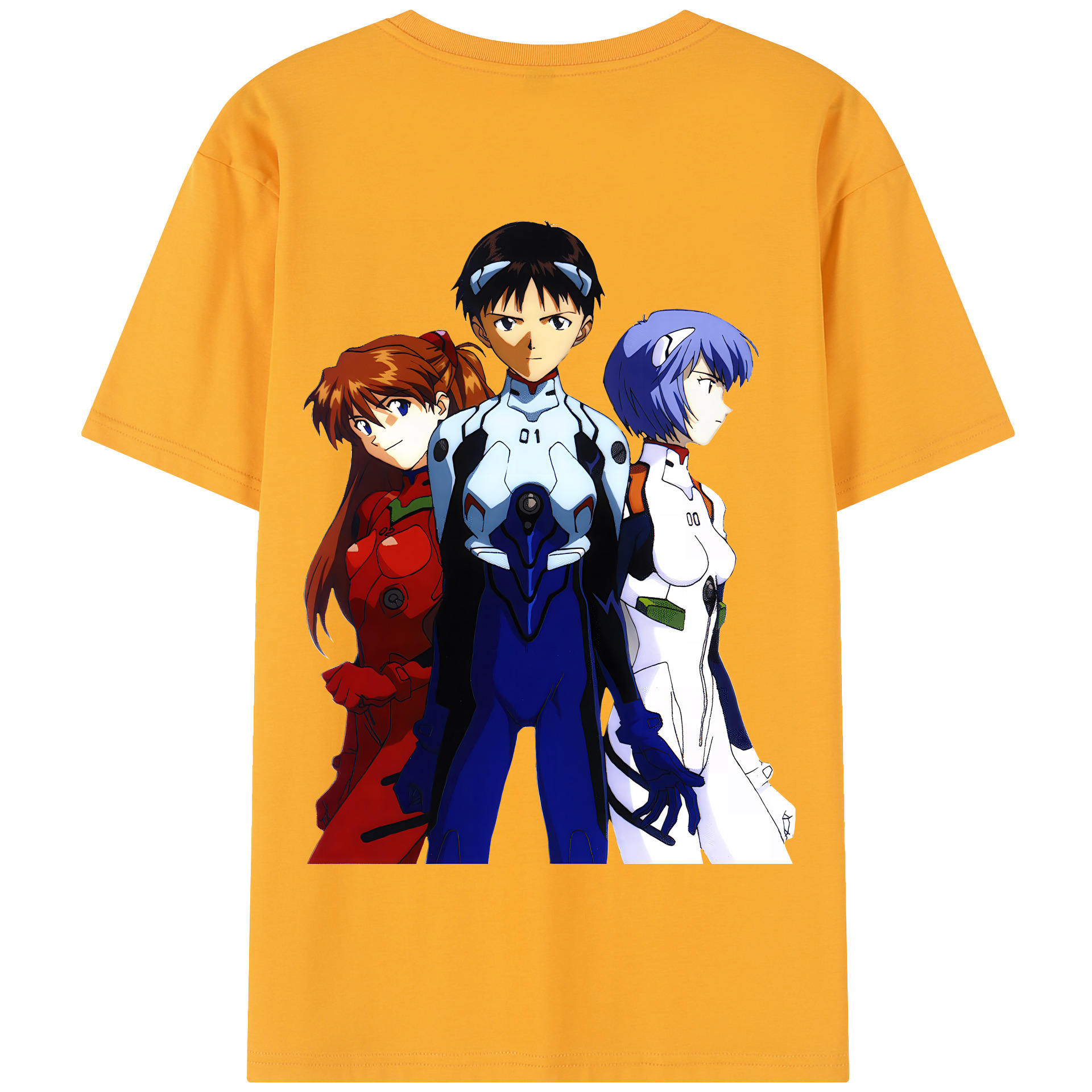 （画像用） EVA 新世紀エヴァンゲリオン 綿100％半袖Tシャツ（背面プリント）