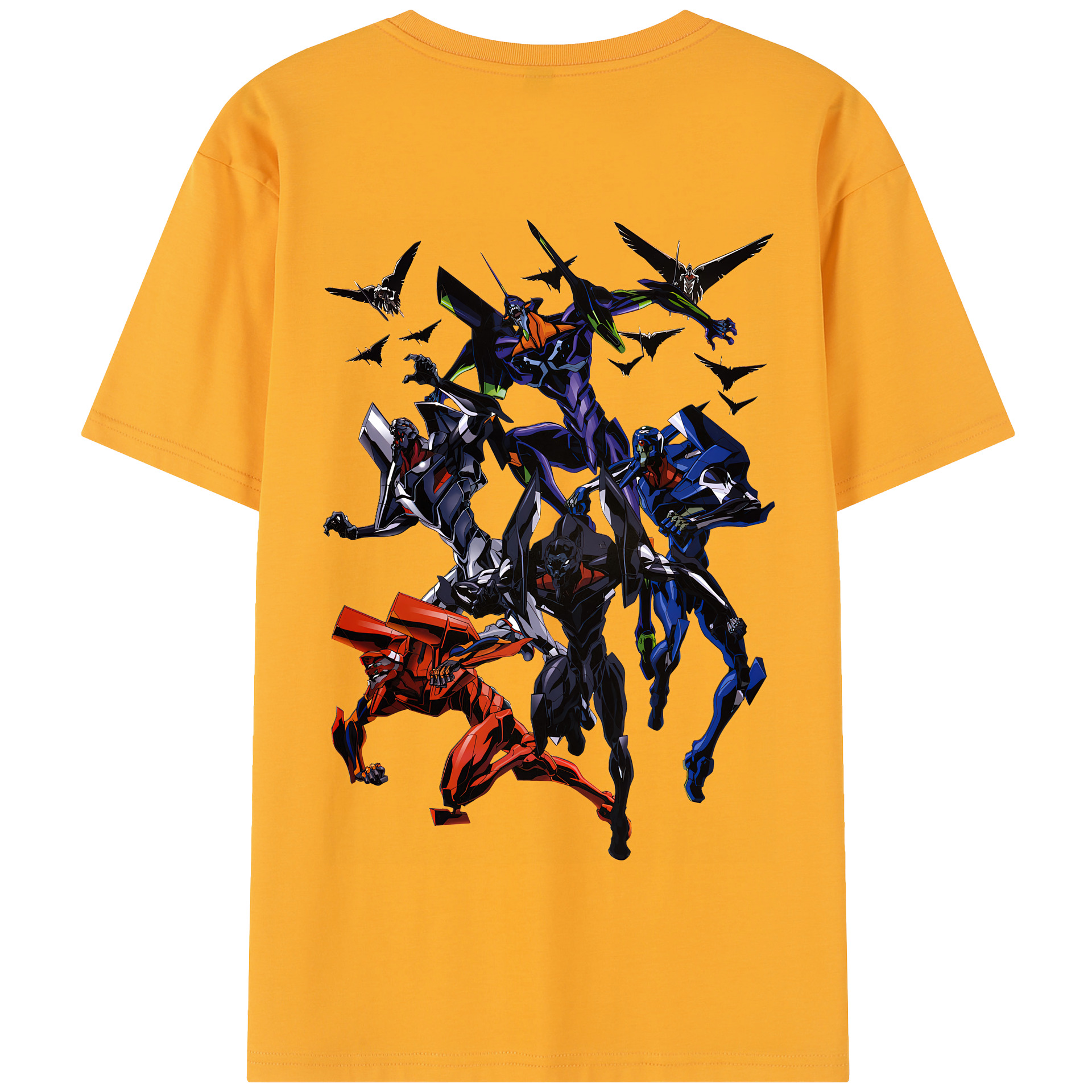 （画像用） EVA 新世紀エヴァンゲリオン 綿100％半袖Tシャツ（背面プリント）