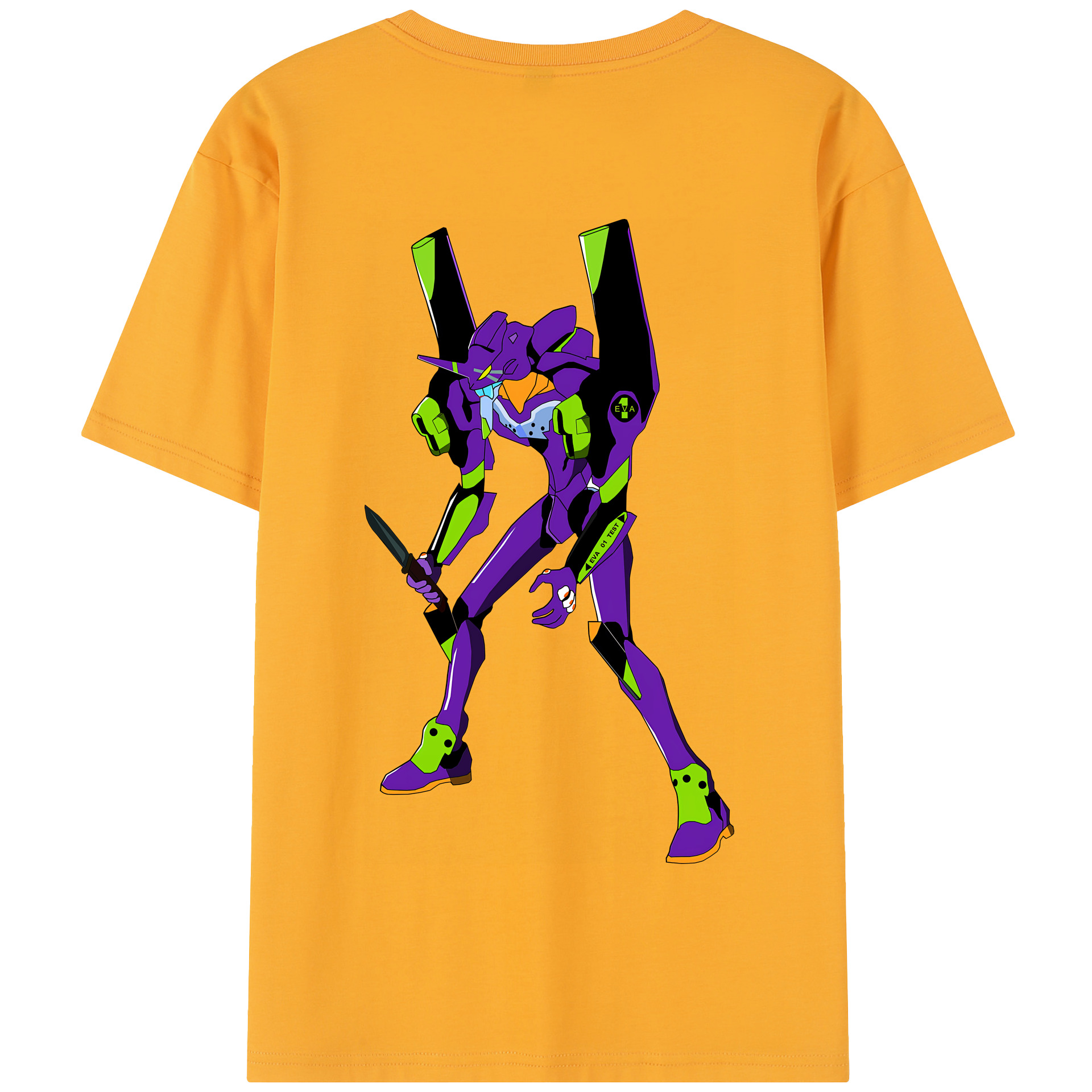（画像用） EVA 新世紀エヴァンゲリオン 綿100％半袖Tシャツ（背面プリント）