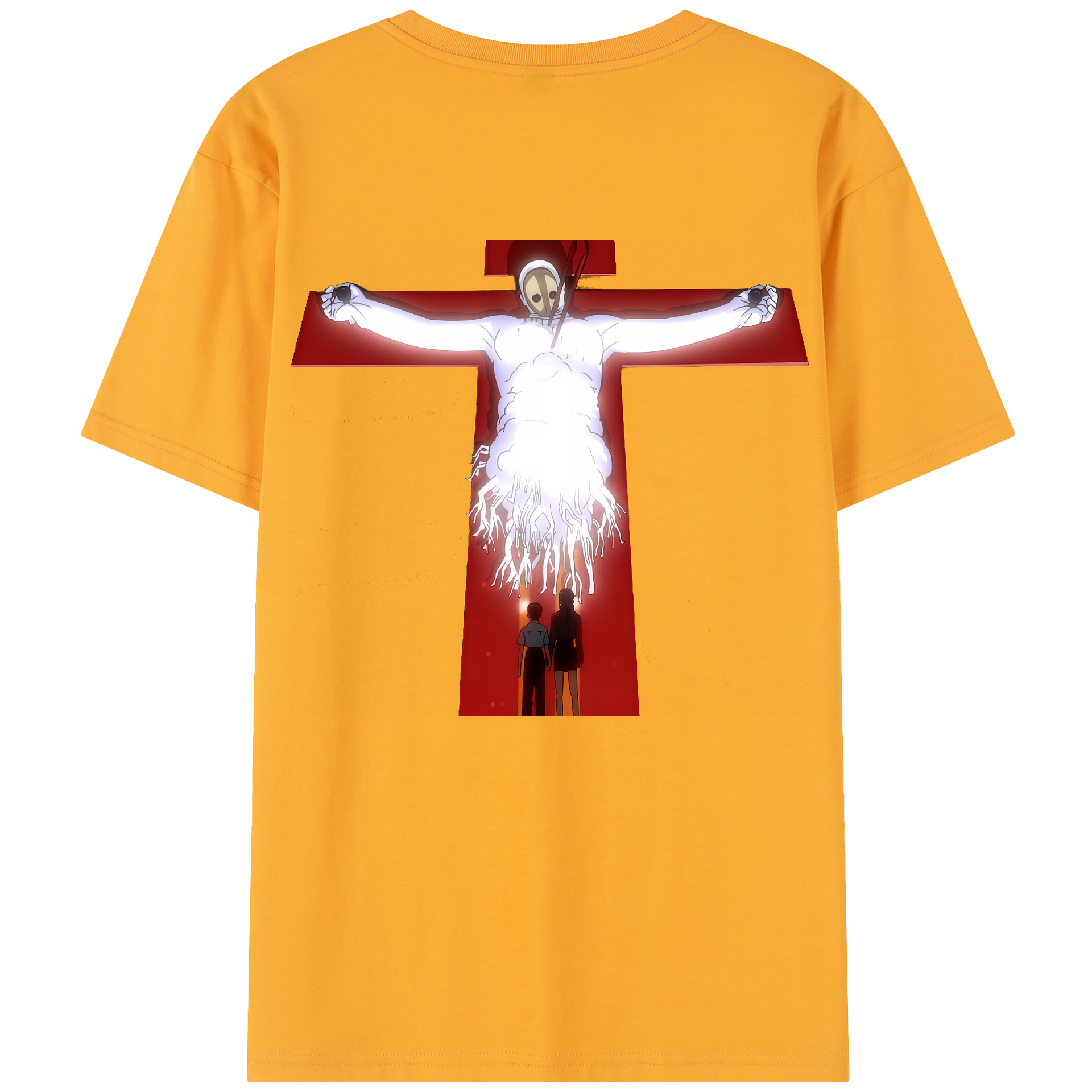 （画像用） EVA 新世紀エヴァンゲリオン 綿100％半袖Tシャツ（背面プリント）