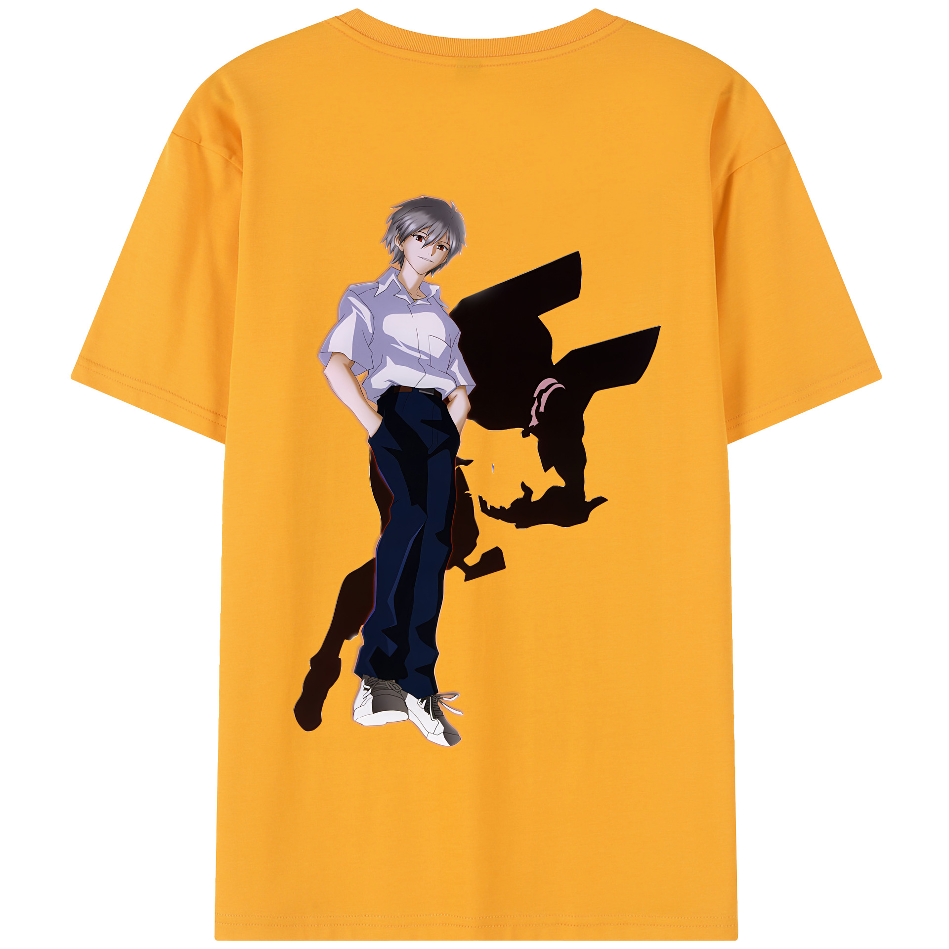 （画像用） EVA 新世紀エヴァンゲリオン 綿100％半袖Tシャツ（背面プリント）