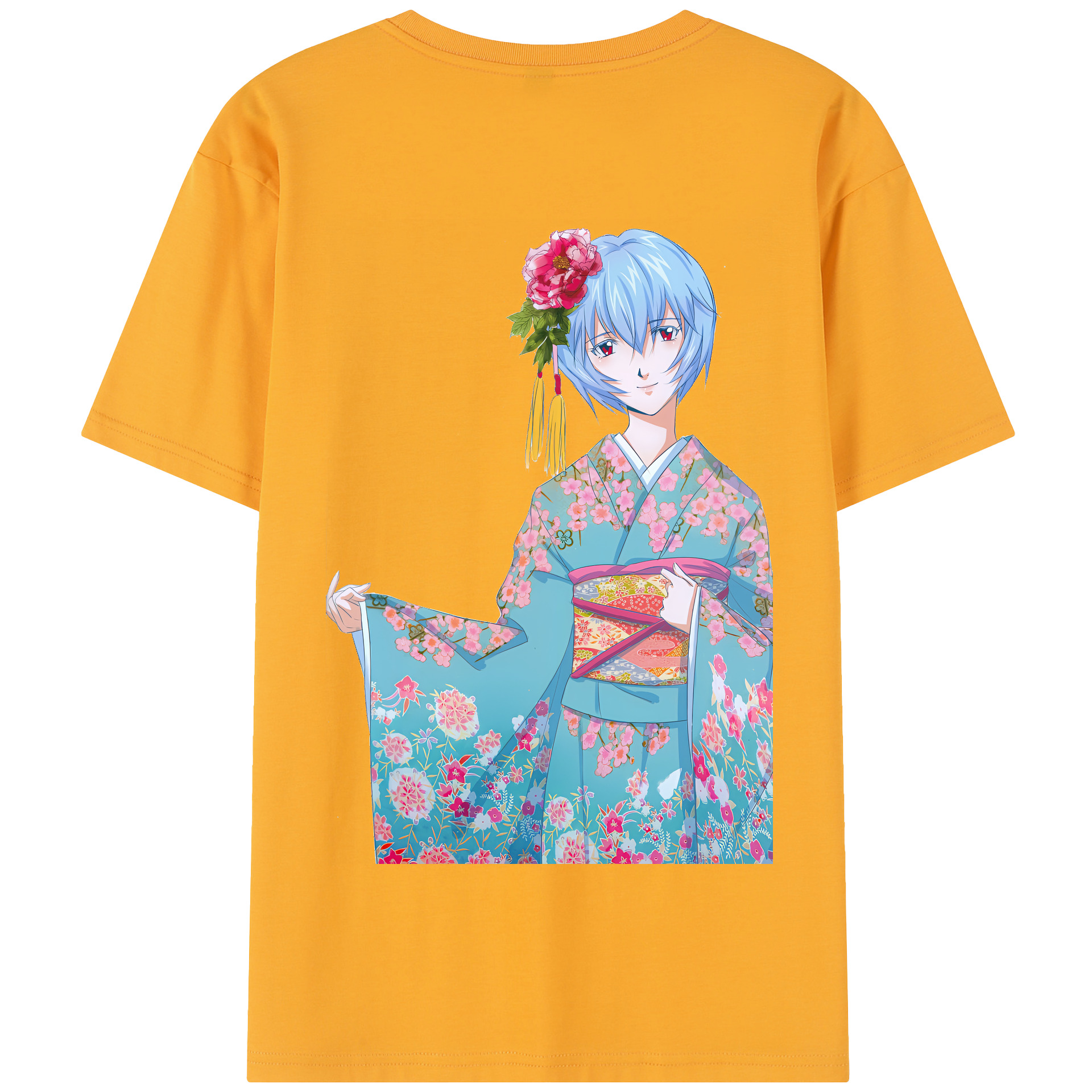 （画像用） EVA 新世紀エヴァンゲリオン 綿100％半袖Tシャツ（背面プリント）