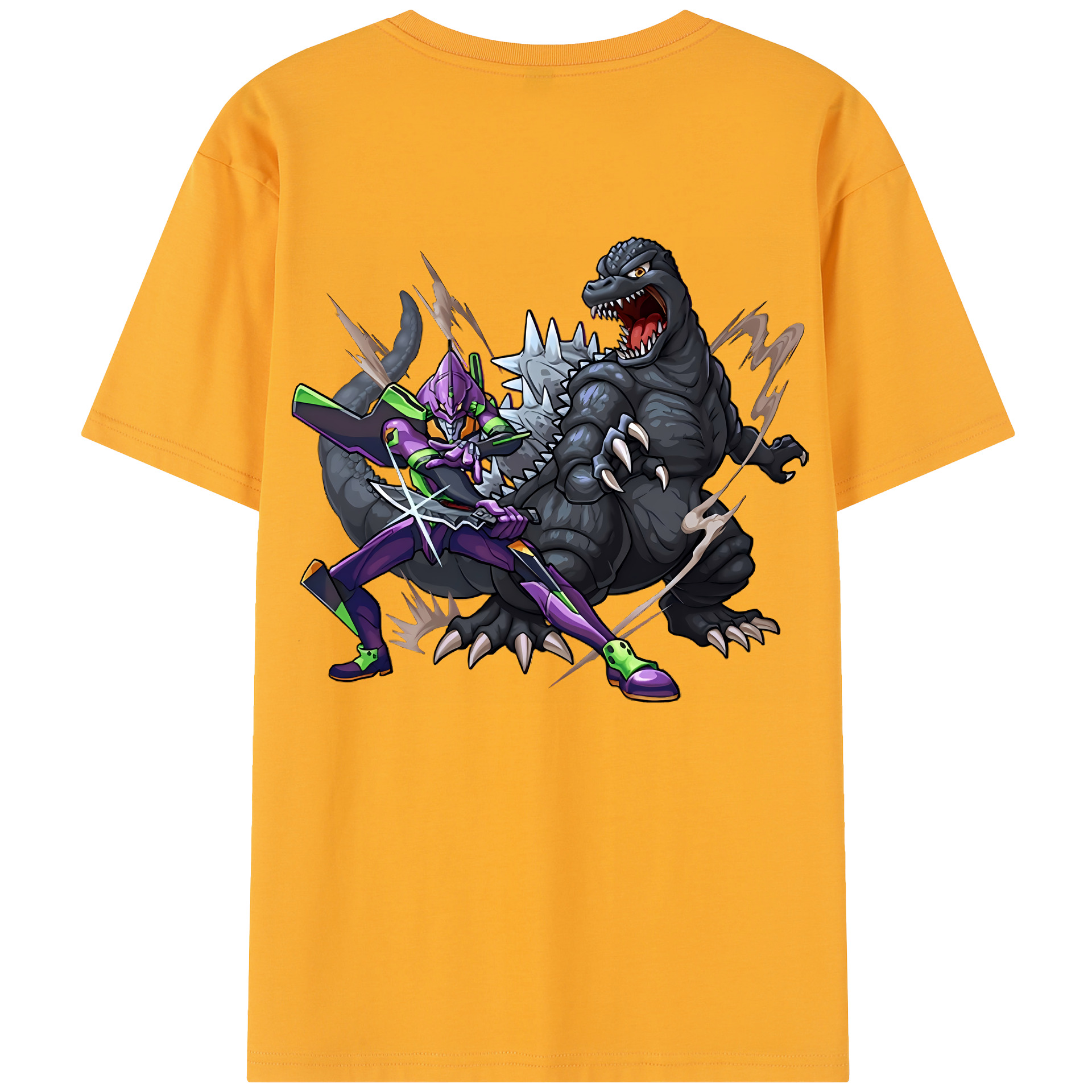 （画像用） EVA 新世紀エヴァンゲリオン 綿100％半袖Tシャツ（背面プリント）