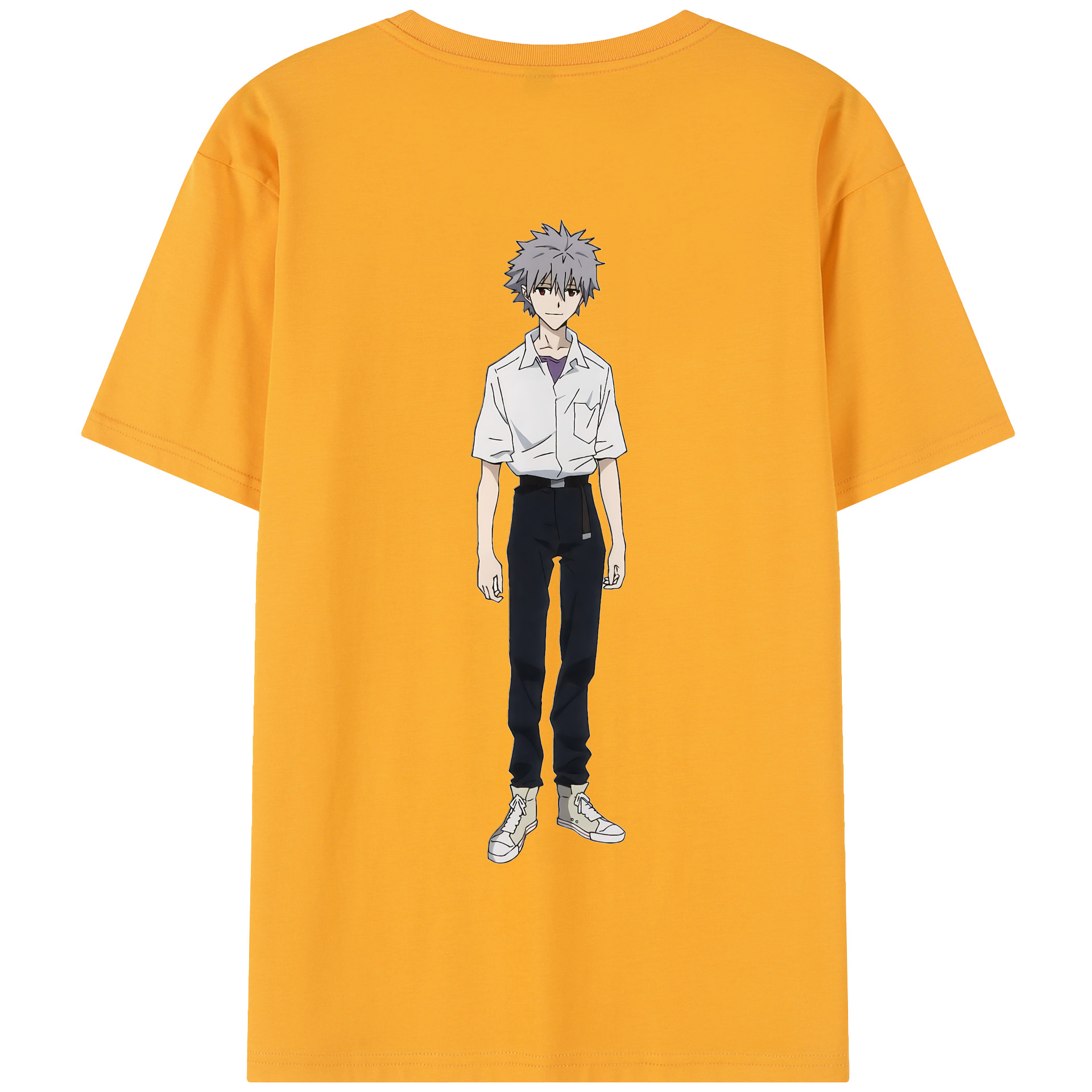 （画像用） EVA 新世紀エヴァンゲリオン 綿100％半袖Tシャツ（背面プリント）