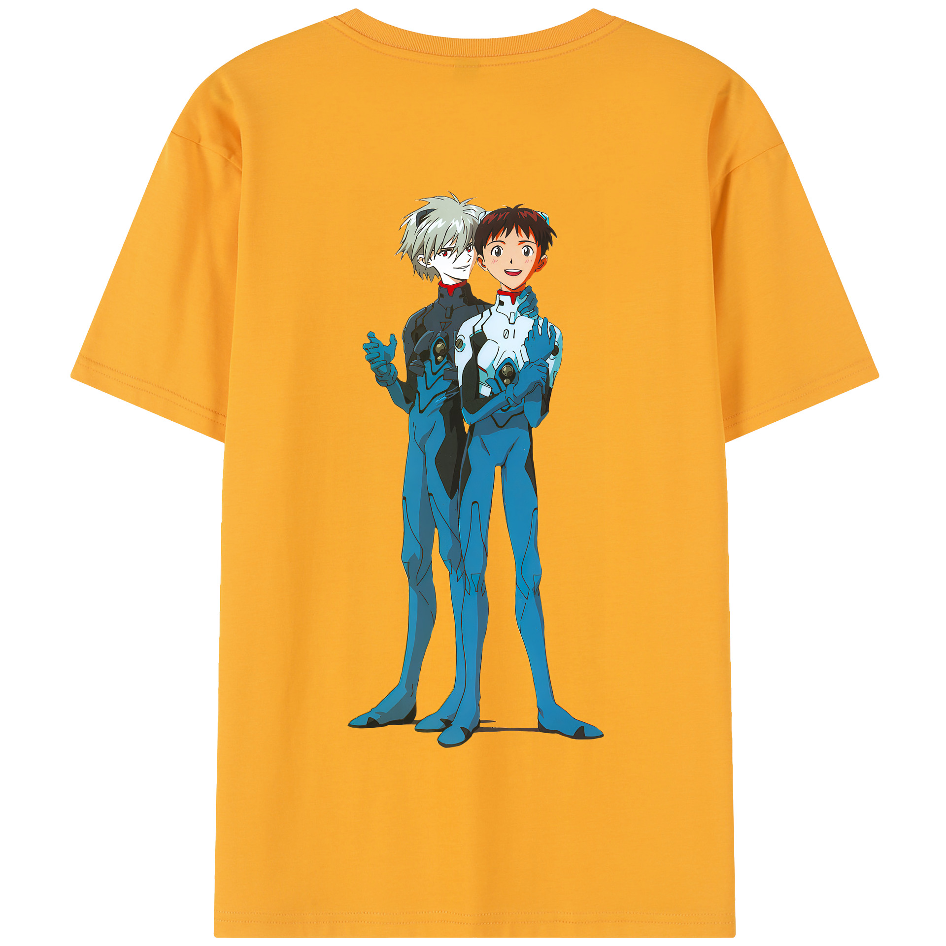 （画像用） EVA 新世紀エヴァンゲリオン 綿100％半袖Tシャツ（背面プリント）
