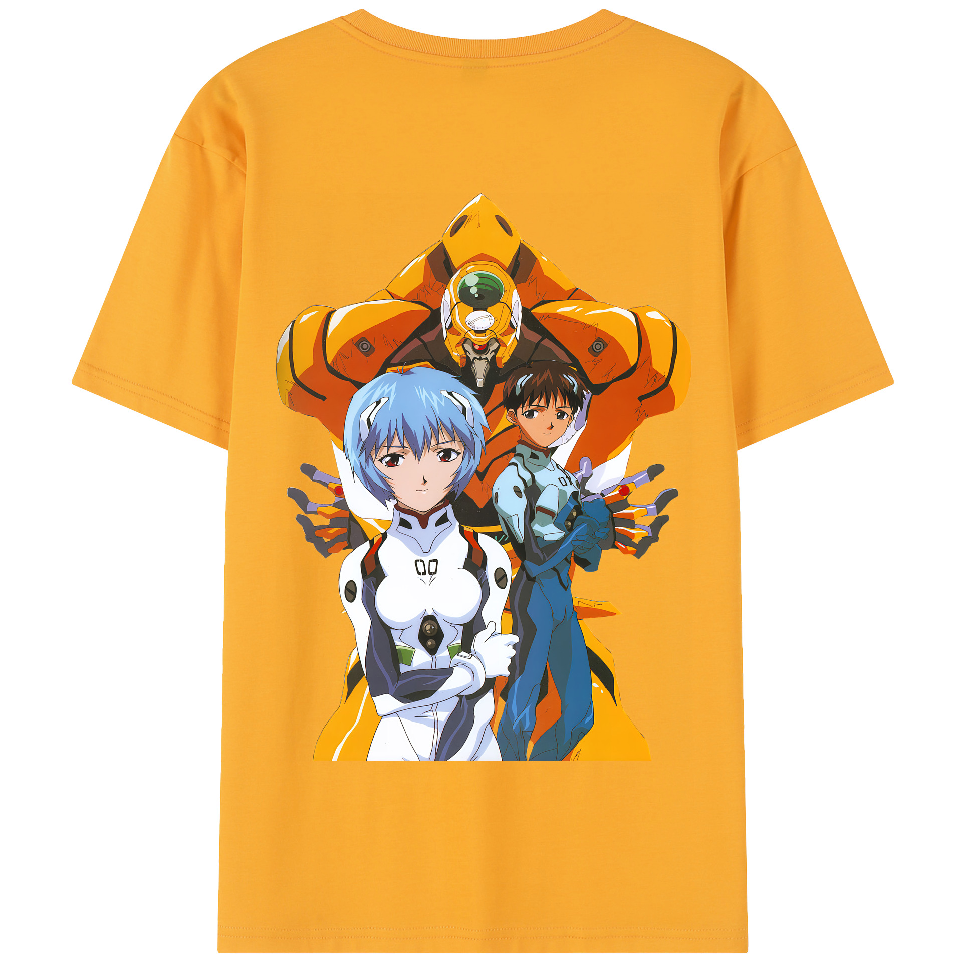 （画像用） EVA 新世紀エヴァンゲリオン 綿100％半袖Tシャツ（背面プリント）
