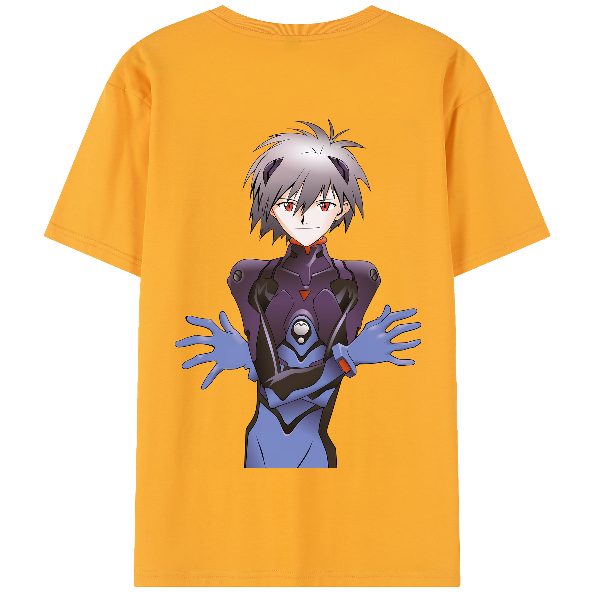 （画像用） EVA 新世紀エヴァンゲリオン 綿100％半袖Tシャツ（背面プリント）