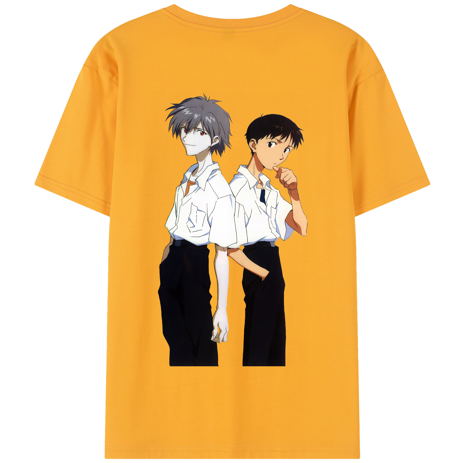 （画像用） EVA 新世紀エヴァンゲリオン 綿100％半袖Tシャツ（背面プリント）