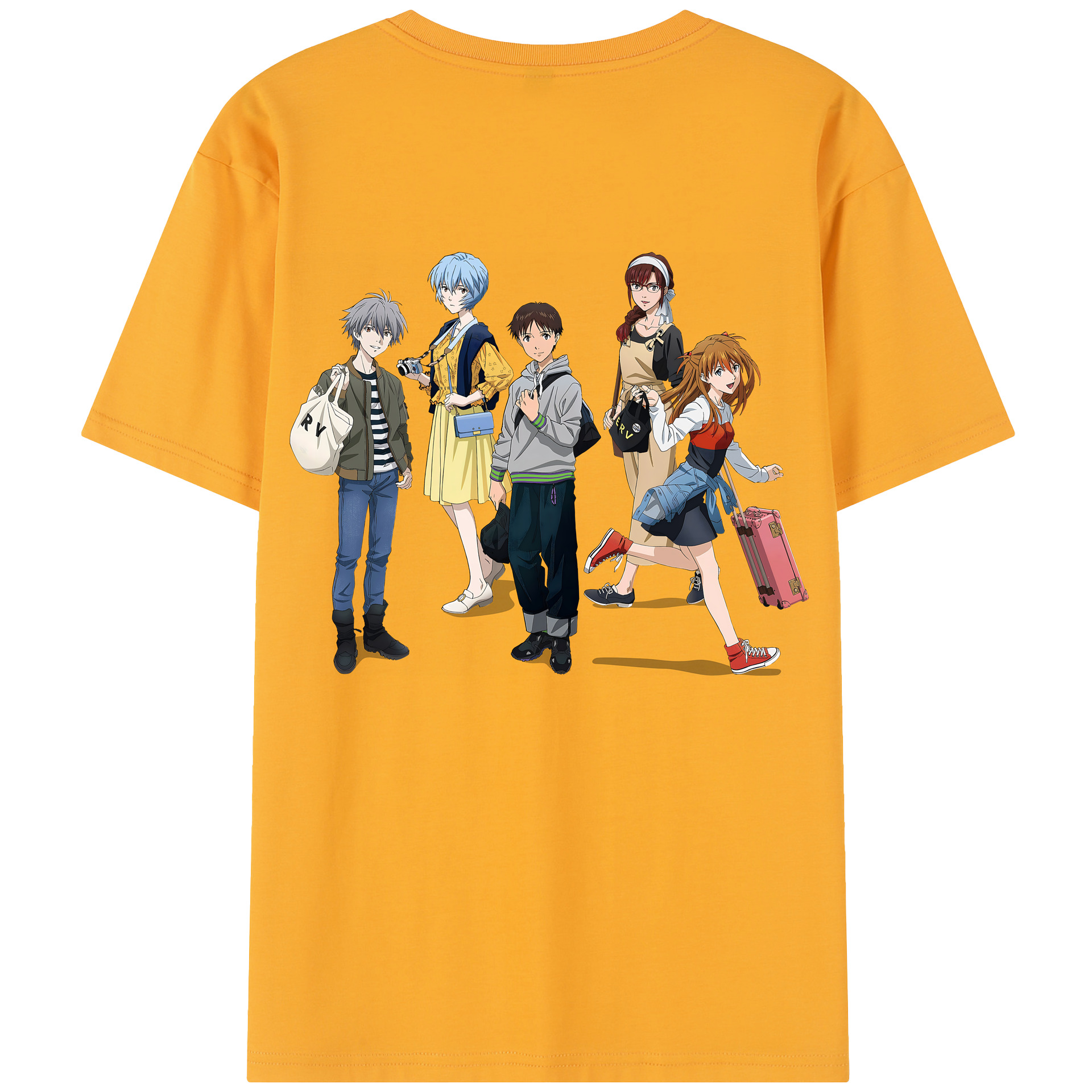 （画像用） EVA 新世紀エヴァンゲリオン 綿100％半袖Tシャツ（背面プリント）