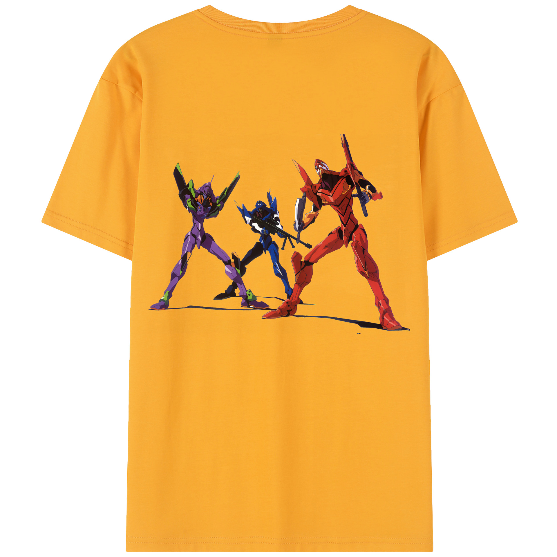 （画像用） EVA 新世紀エヴァンゲリオン 綿100％半袖Tシャツ（背面プリント）