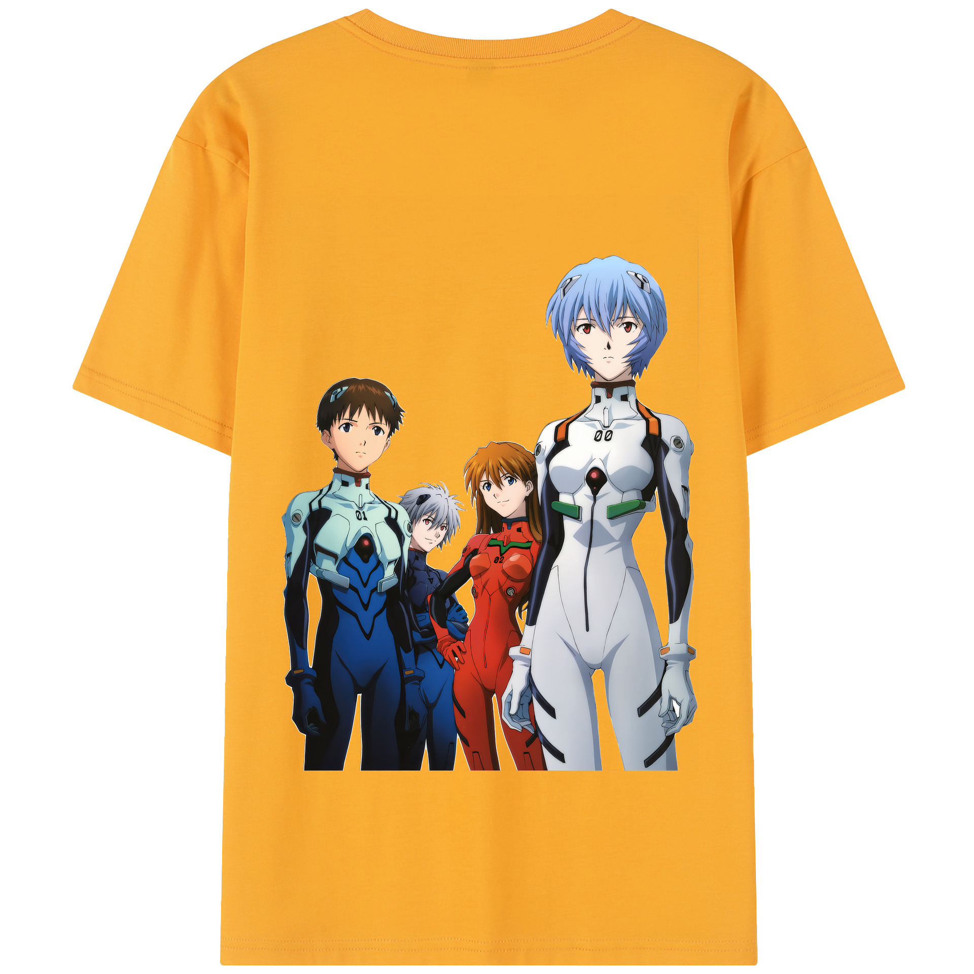 （画像用） EVA 新世紀エヴァンゲリオン 綿100％半袖Tシャツ（背面プリント）