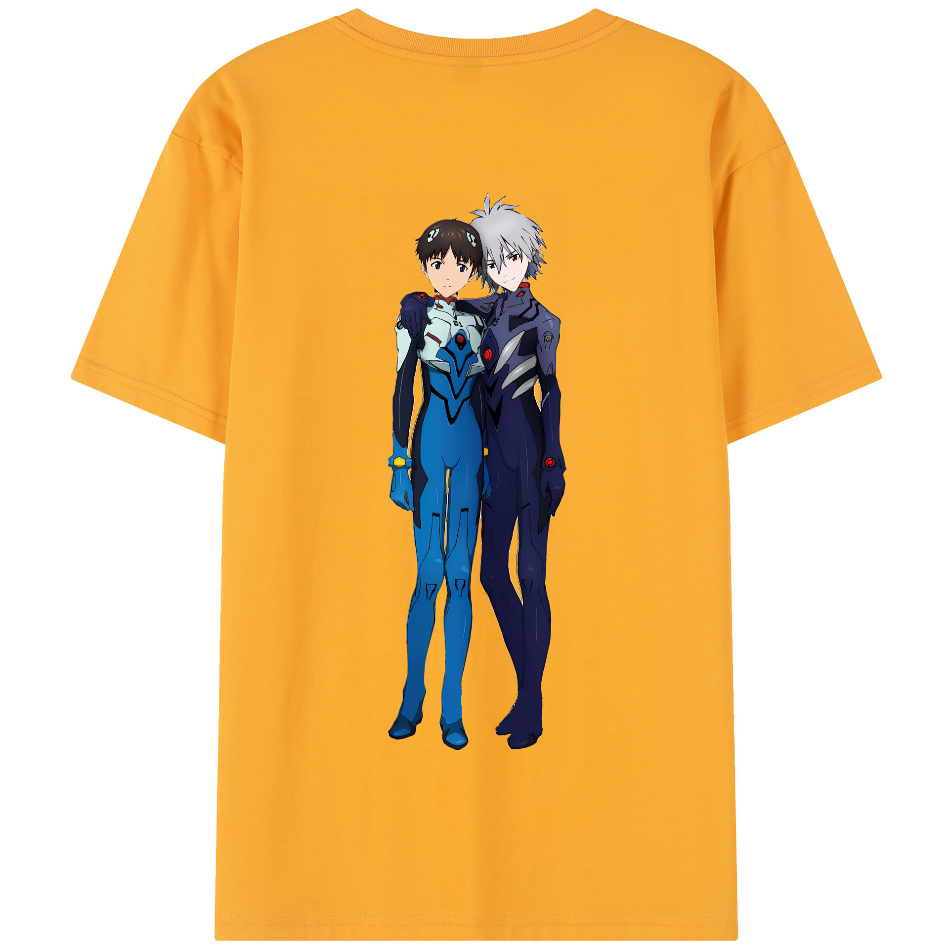 （画像用） EVA 新世紀エヴァンゲリオン 綿100％半袖Tシャツ（背面プリント）