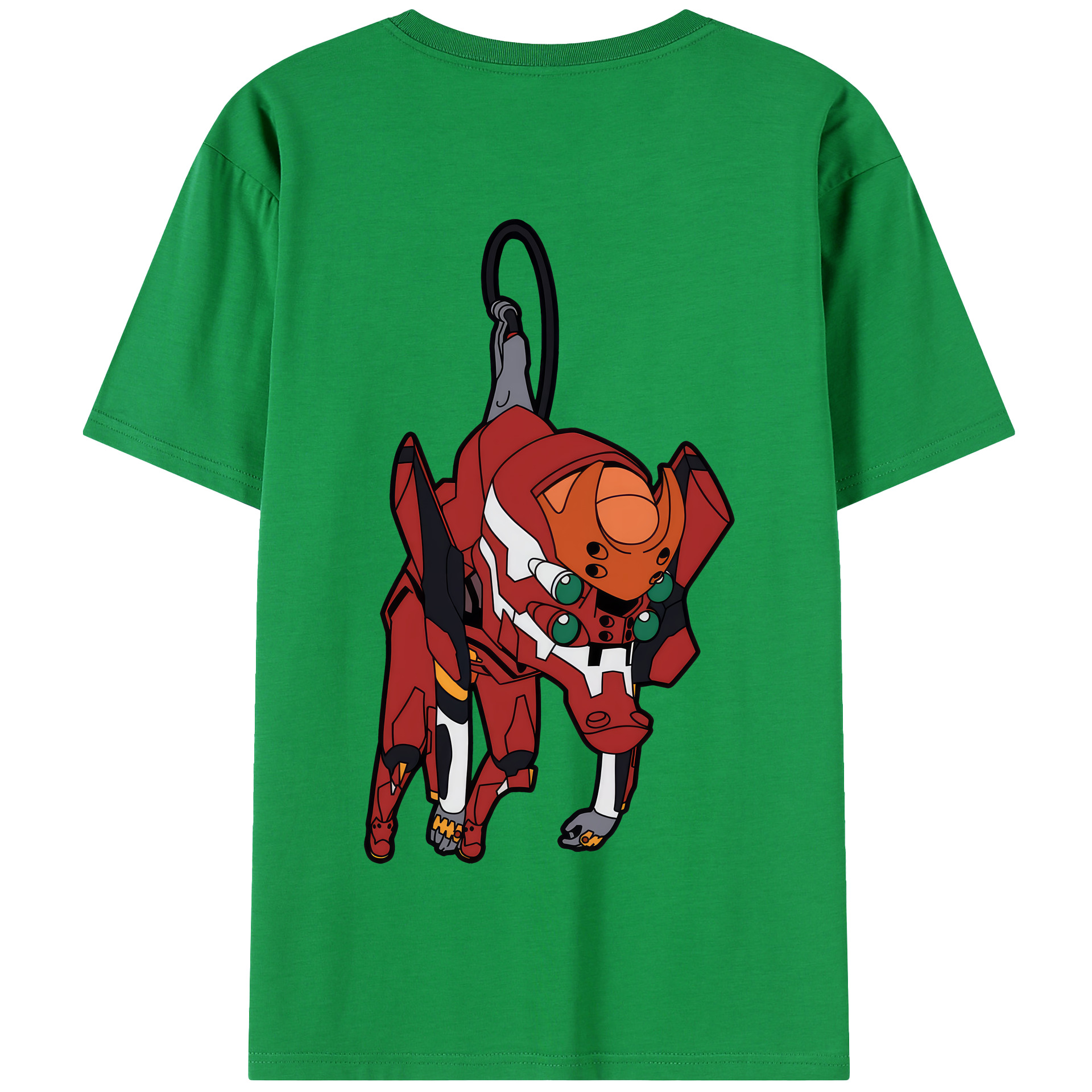 （画像用） EVA 新世紀エヴァンゲリオン 綿100％半袖Tシャツ（背面プリント）