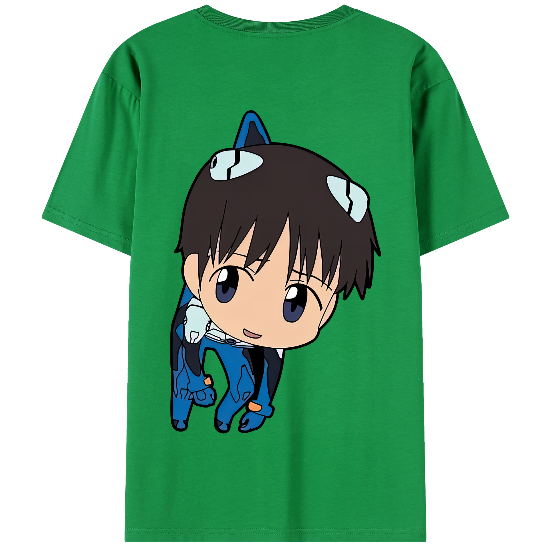 （画像用） EVA 新世紀エヴァンゲリオン 綿100％半袖Tシャツ（背面プリント）