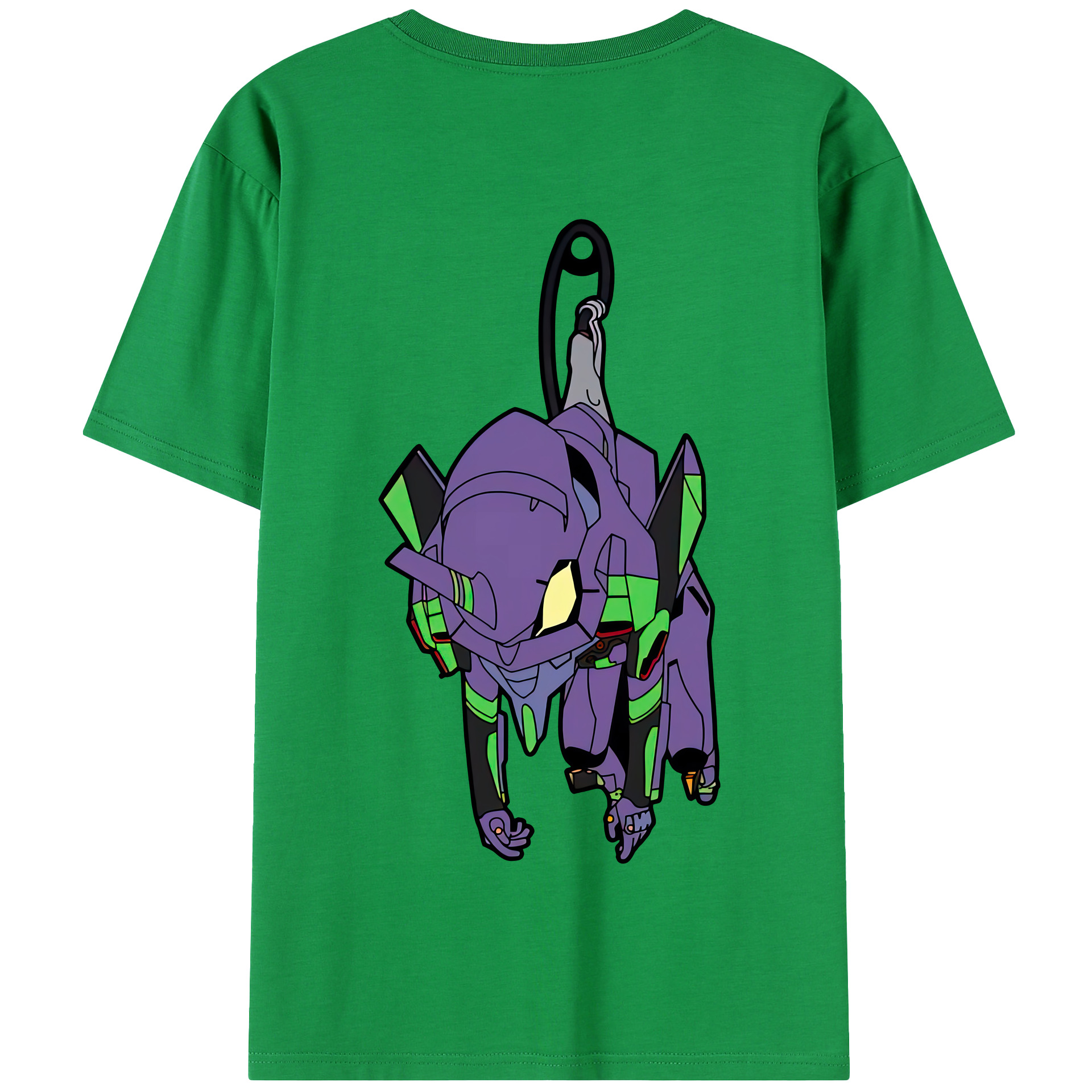 （画像用） EVA 新世紀エヴァンゲリオン 綿100％半袖Tシャツ（背面プリント）
