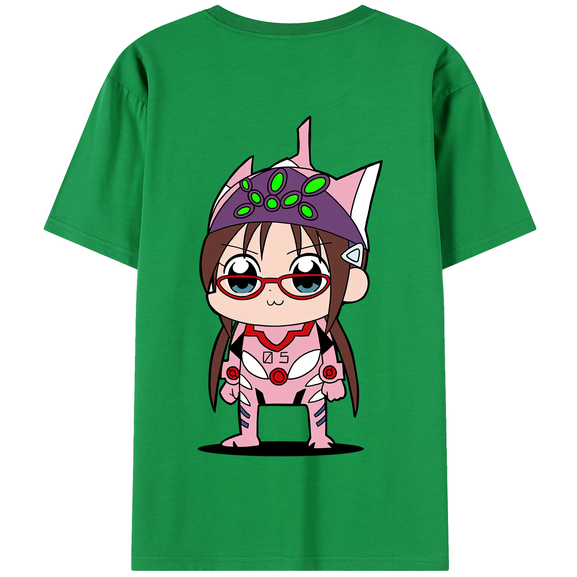 （画像用） EVA 新世紀エヴァンゲリオン 綿100％半袖Tシャツ（背面プリント）