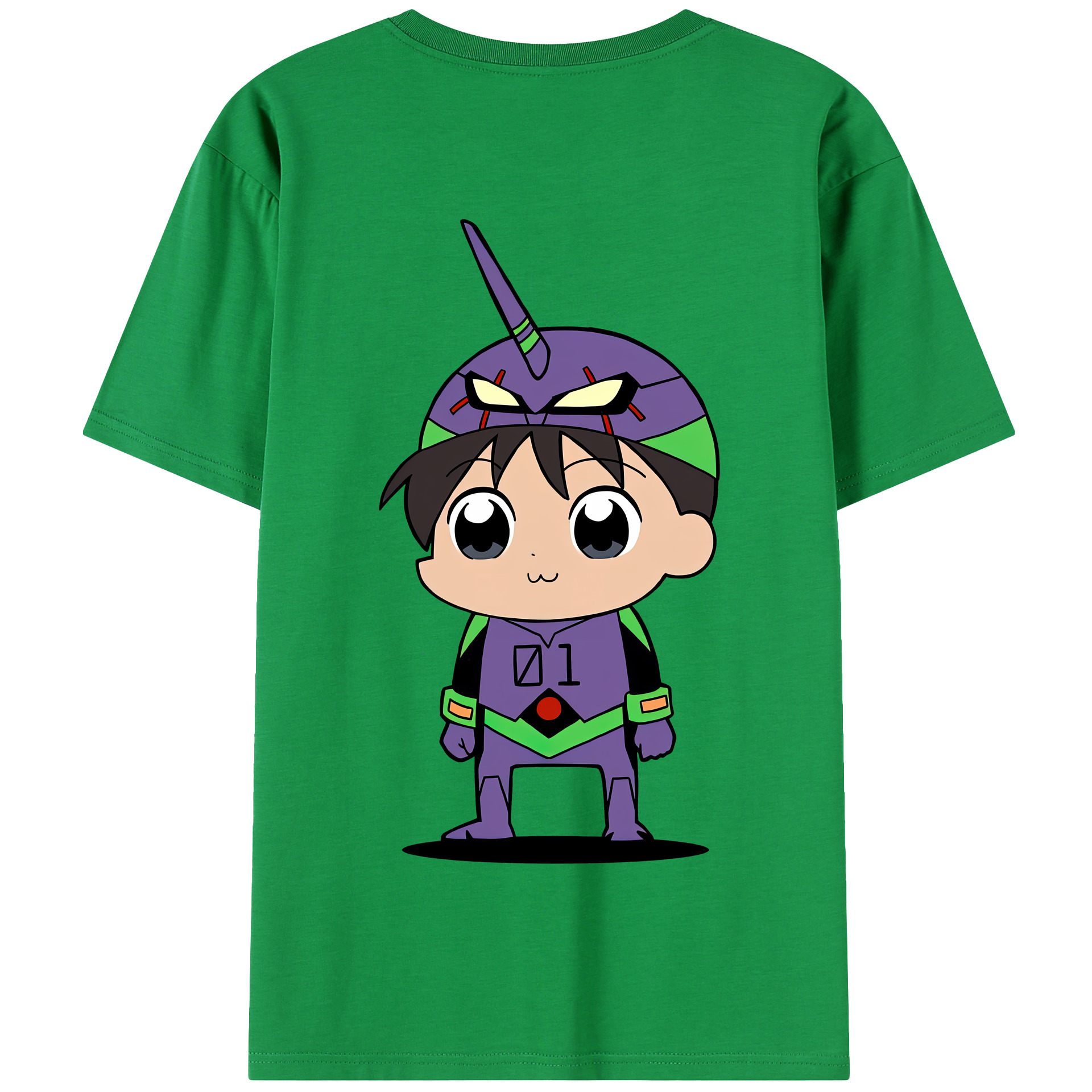 （画像用） EVA 新世紀エヴァンゲリオン 綿100％半袖Tシャツ（背面プリント）