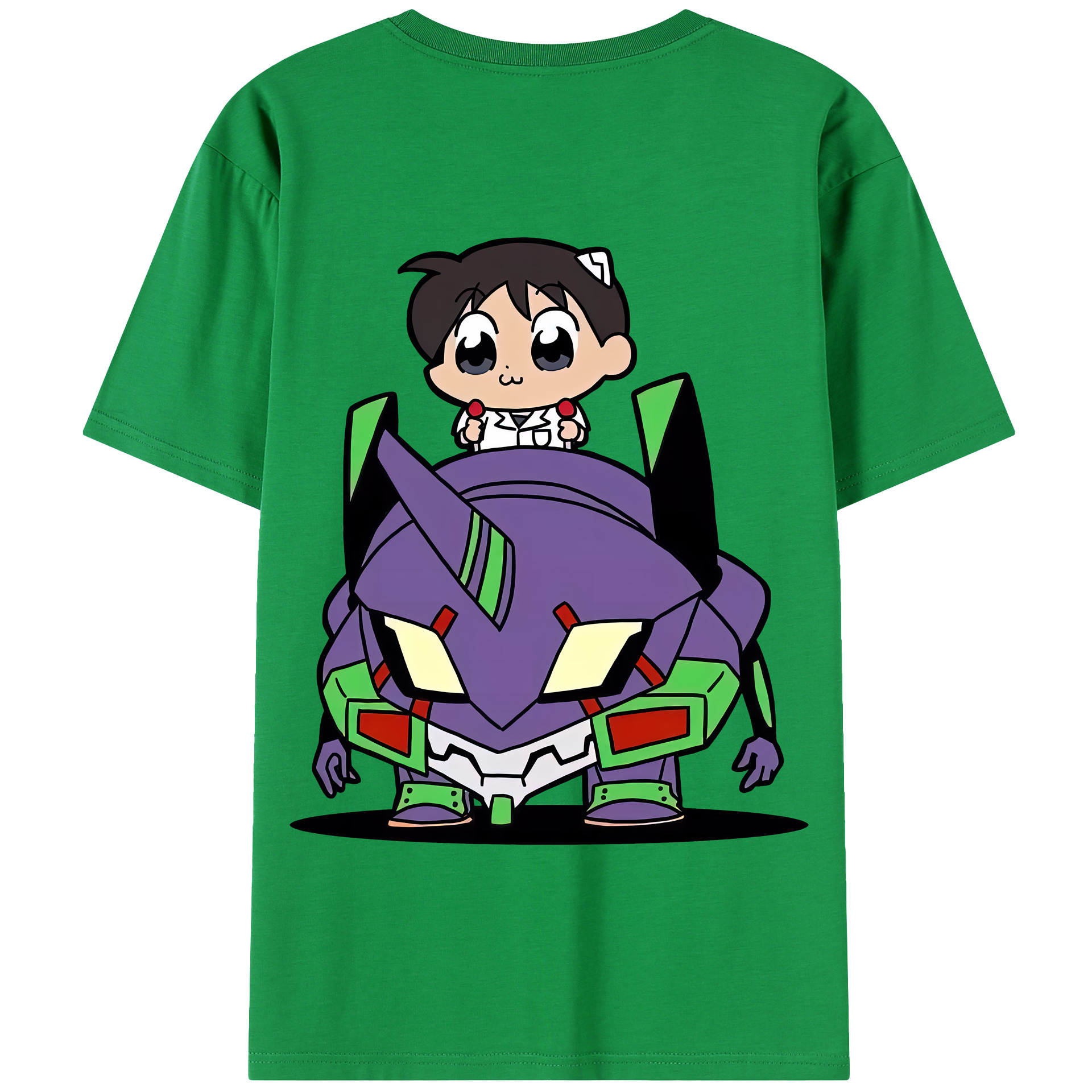 （画像用） EVA 新世紀エヴァンゲリオン 綿100％半袖Tシャツ（背面プリント）