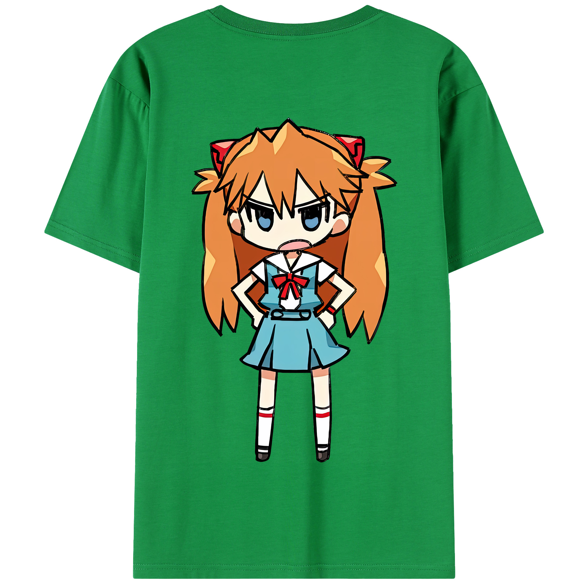 （画像用） EVA 新世紀エヴァンゲリオン 綿100％半袖Tシャツ（背面プリント）