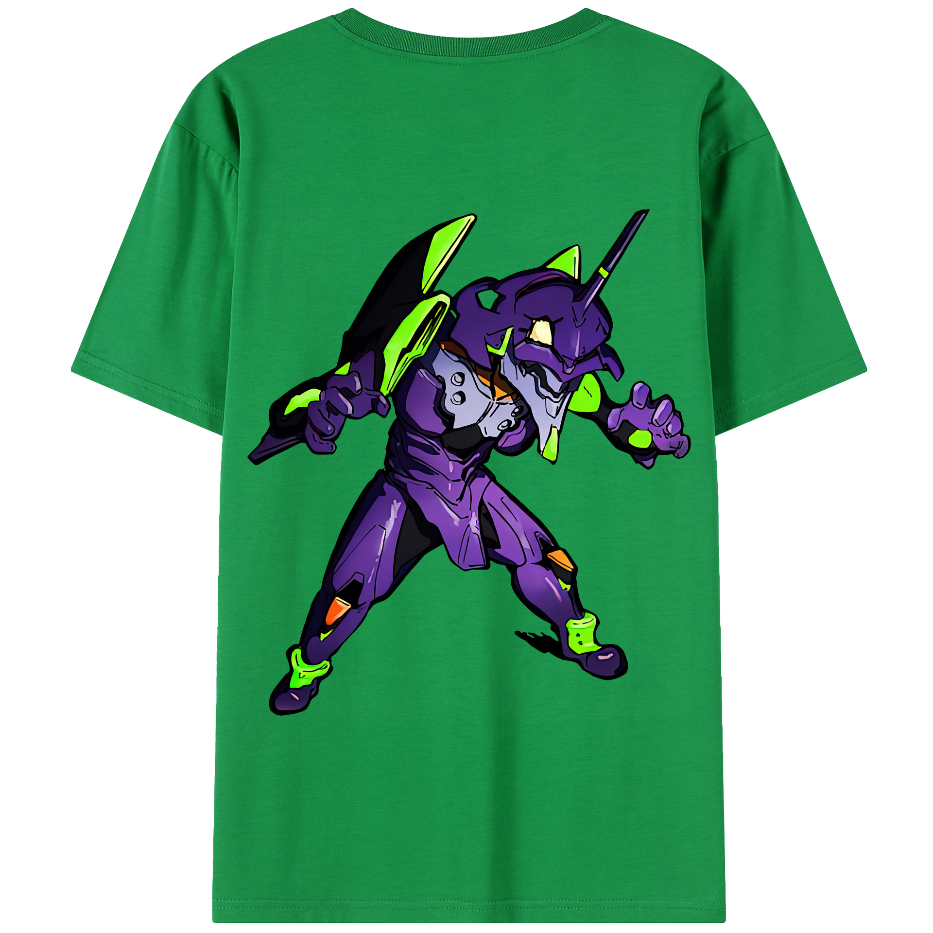 （画像用） EVA 新世紀エヴァンゲリオン 綿100％半袖Tシャツ（背面プリント）