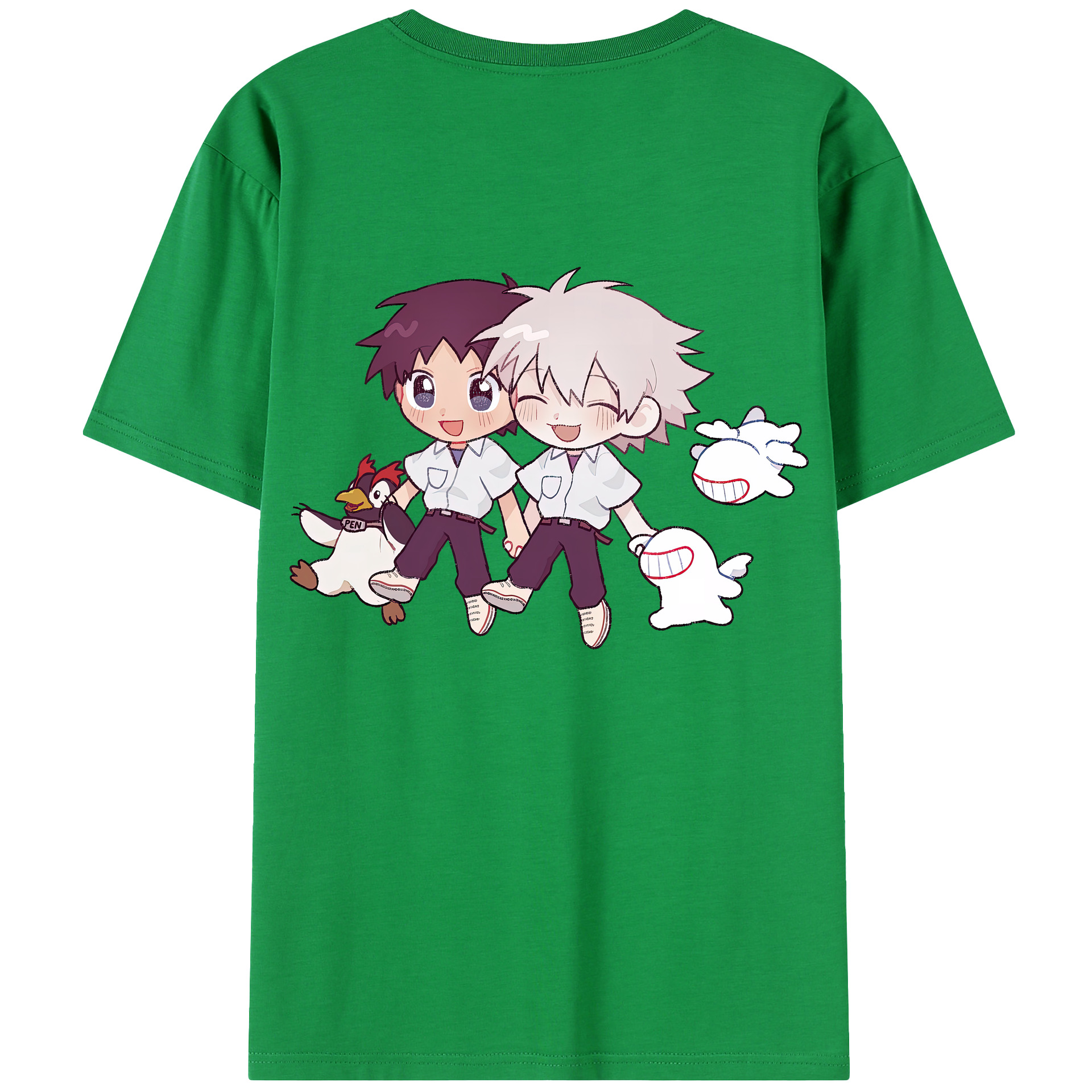 （画像用） EVA 新世紀エヴァンゲリオン 綿100％半袖Tシャツ（背面プリント）